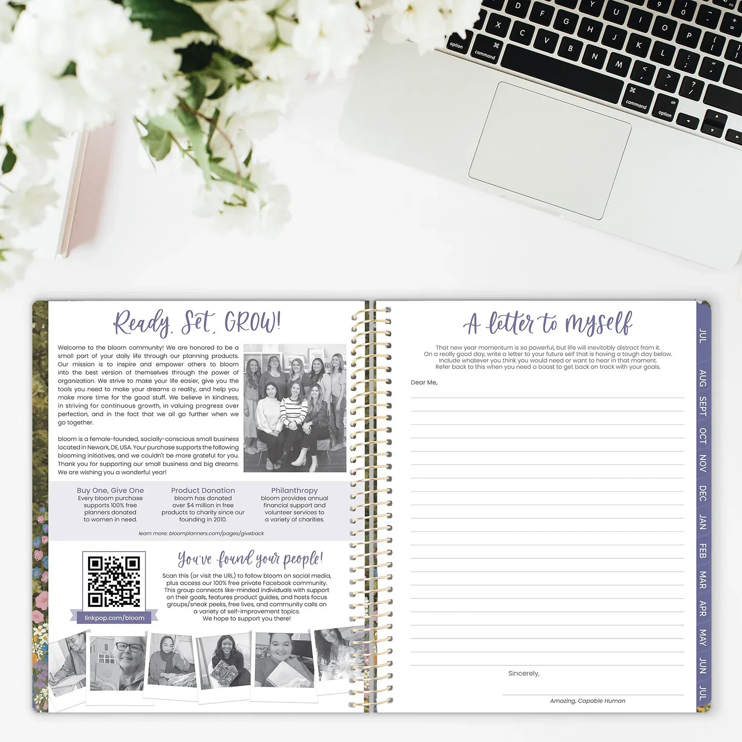 2026–27 Soft Cover Planner, 8.5″ x 11″ | Wildflower Mountainside