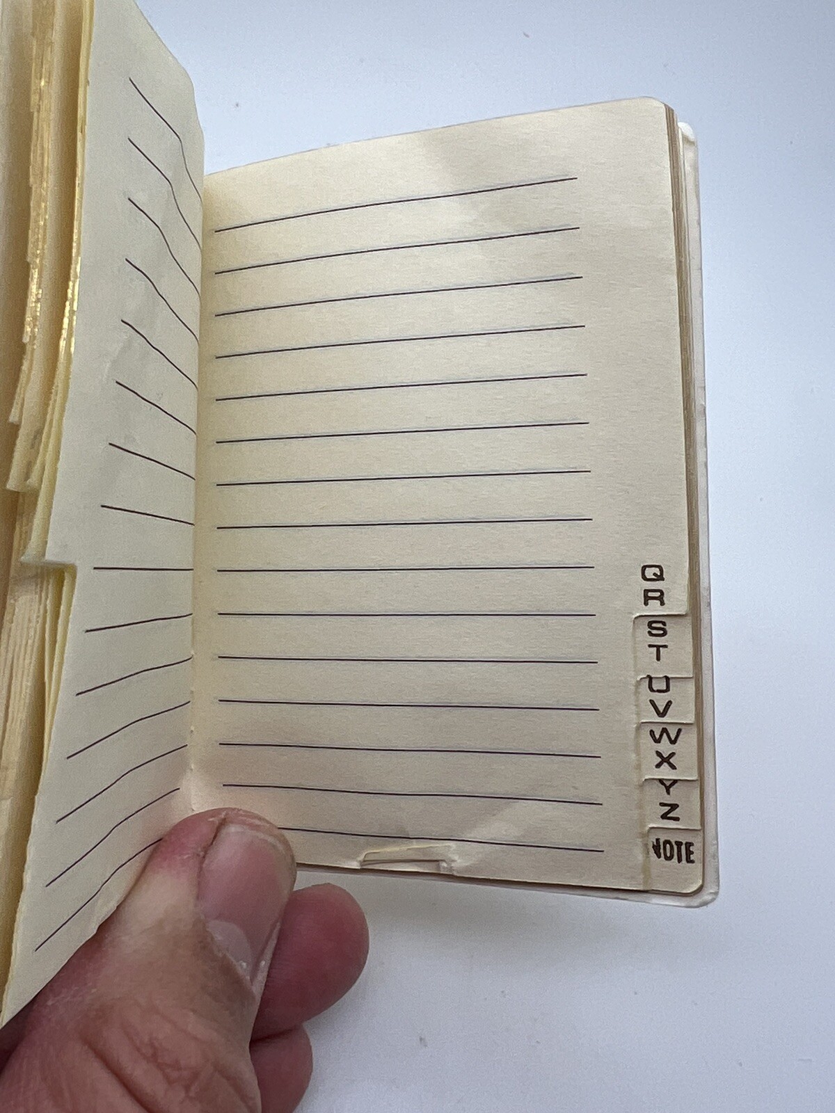 Vintage 1970-80s Unused Gucci Pocket Telephone Address Book Estate Fresh