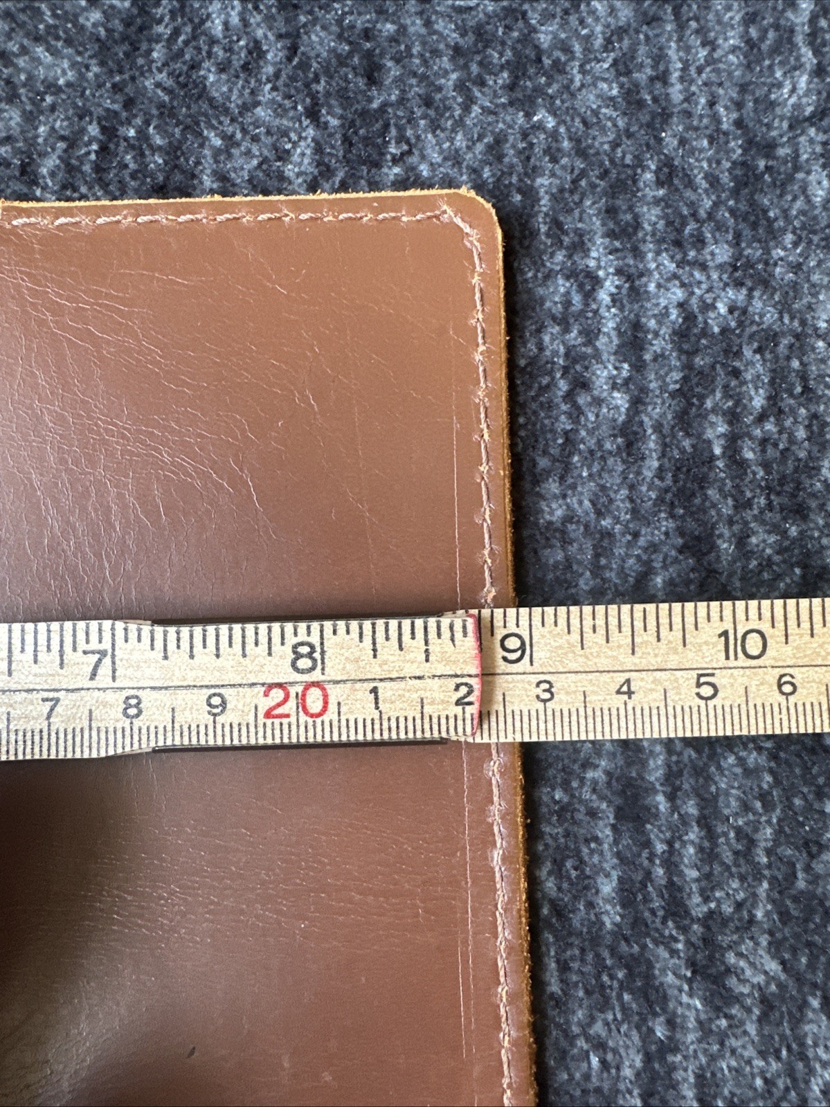 CHIC SPARROW B6 Slim Leather Cascade Folio Traveler Notebook Brown *READ*
