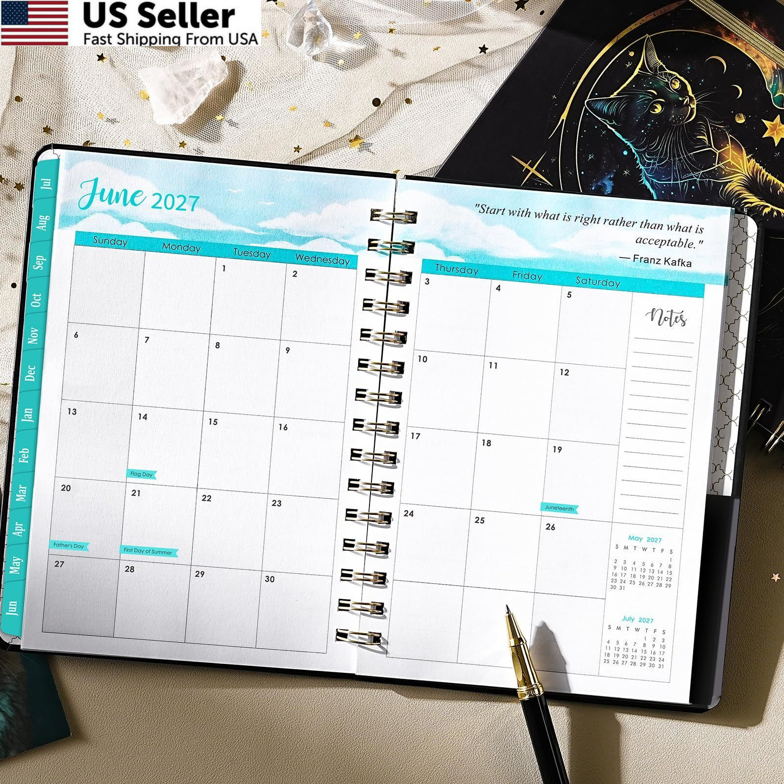 Planner 2026-2027 – Academic 2026-2027, 26-27 8.4″ x 6.3″, Black