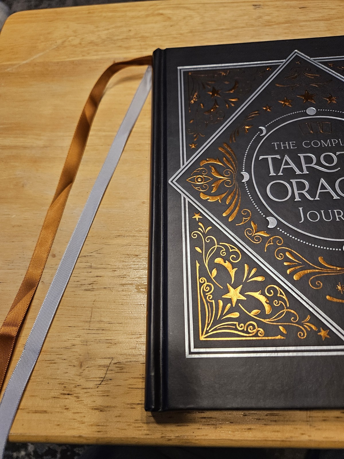 Rockpool Complete Tarot & Oracle Journal Black Gold Hardcover Illustrated