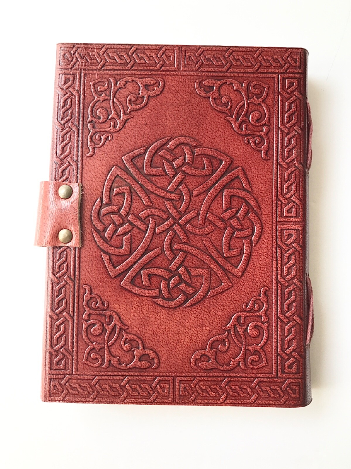 Genuine leather Journal Diary Dream catcher 100% cotton Tree Free recycled paper