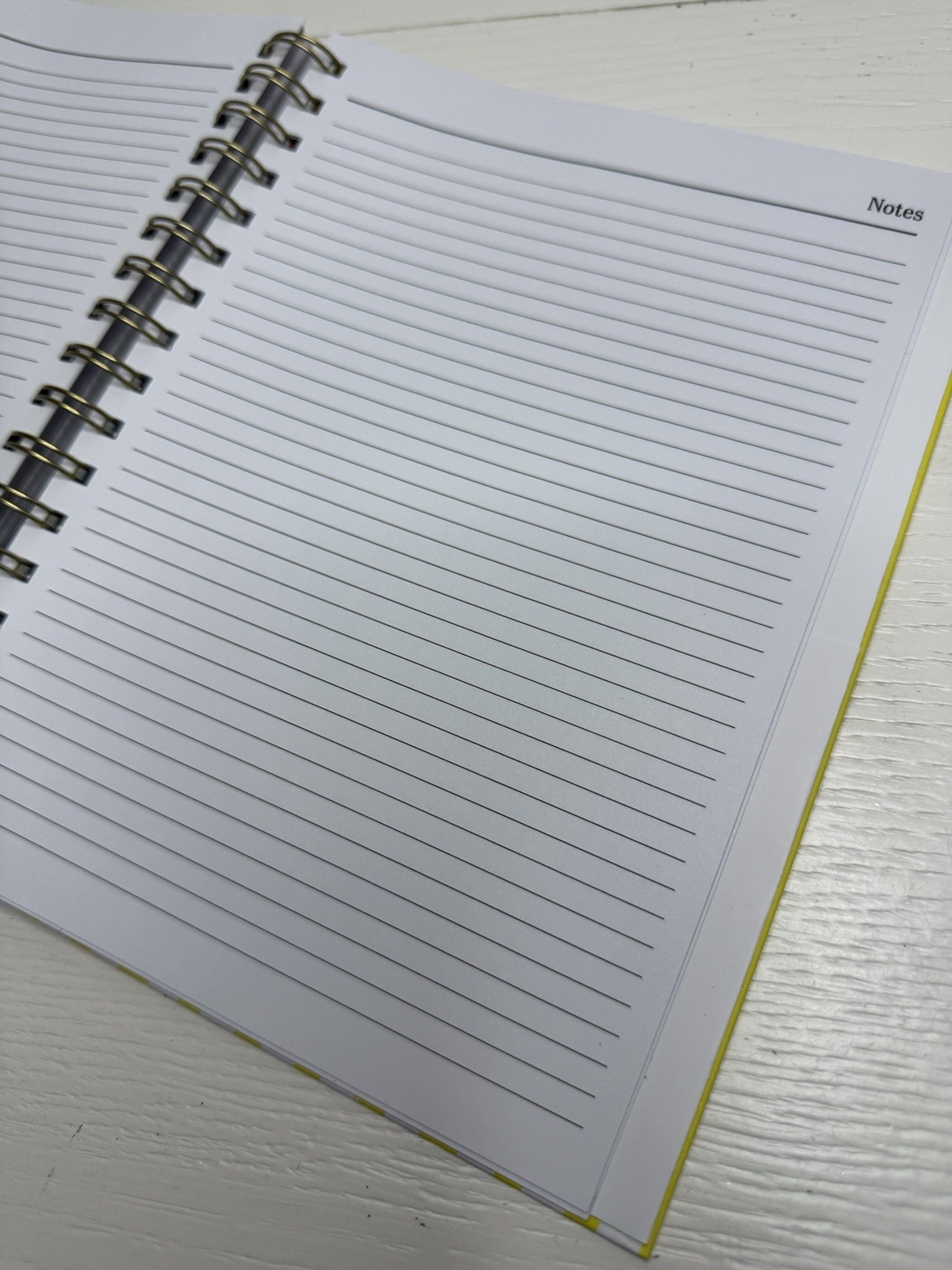 Recollections 2026 Weekly/Monthly Planner 7 x 9 in Yellow Striped Ciao