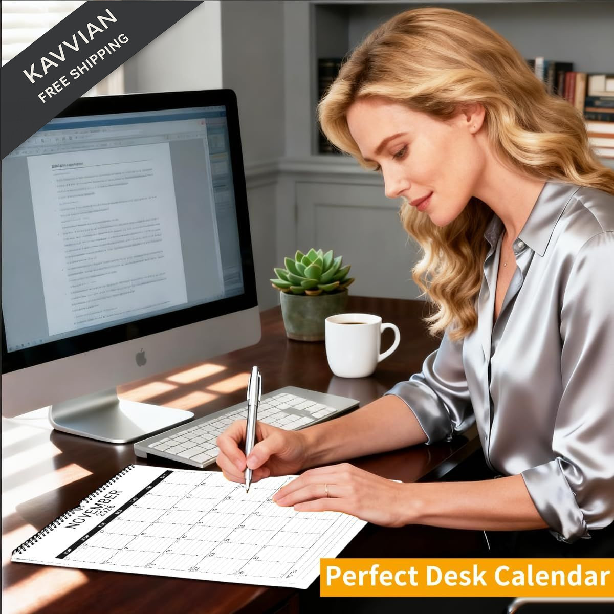 2026 Wall Calendar, 12 Month 11.5”x14.8 ‘’ Year Monthly White2_11x14.5_Vert