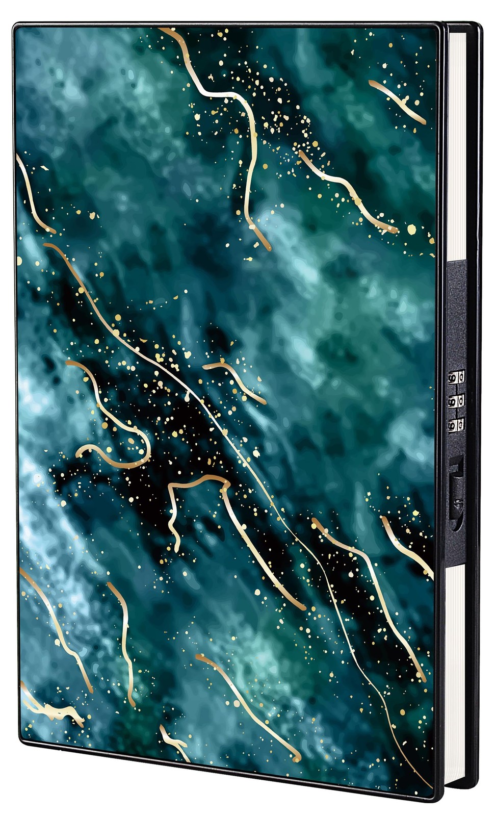 Marble Diary for Girls with Lock, Hidden Password Writing Travel Diary Hardco…