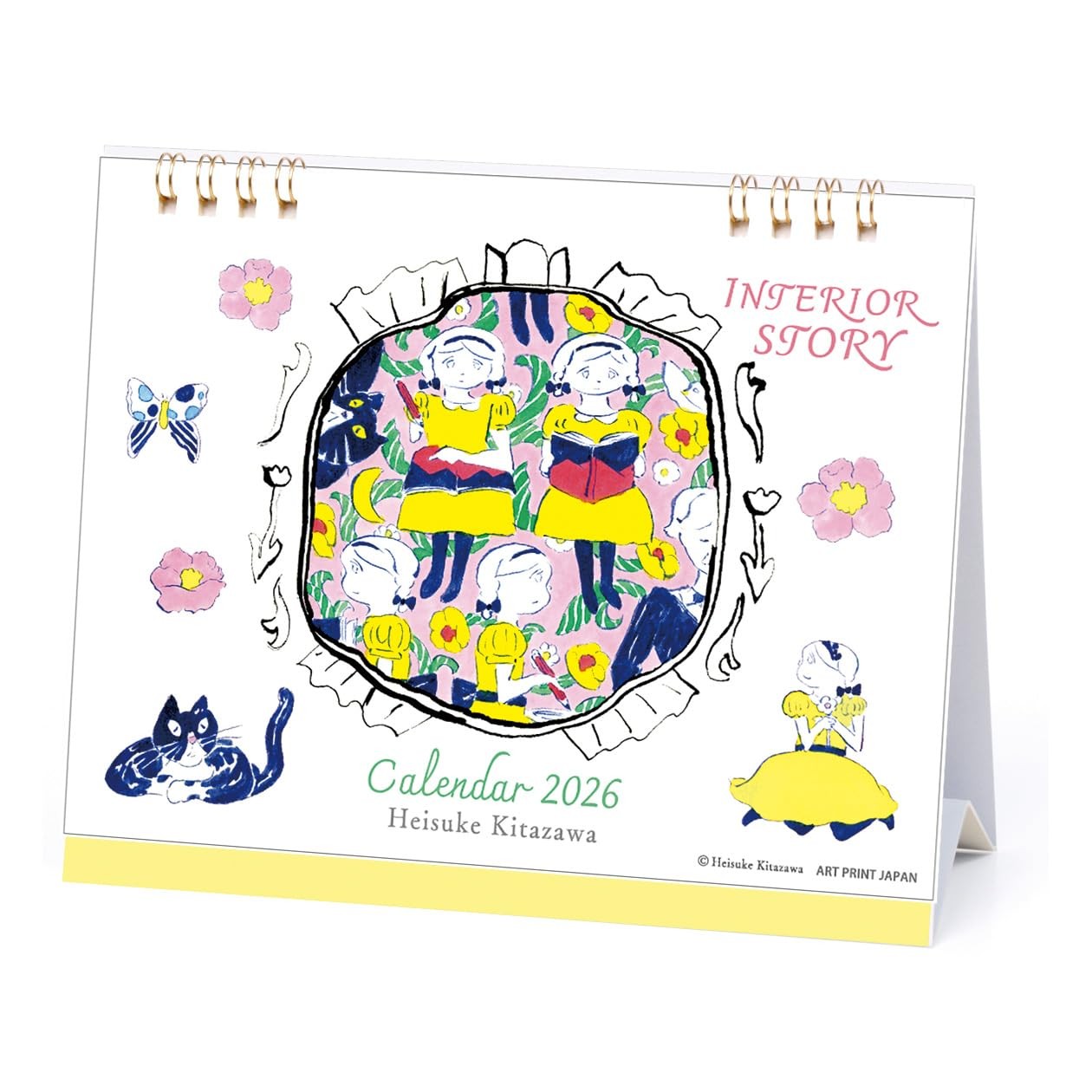 Art Print Japan 2026 Calendar Schedule Desk/Heisuke Kitazawa