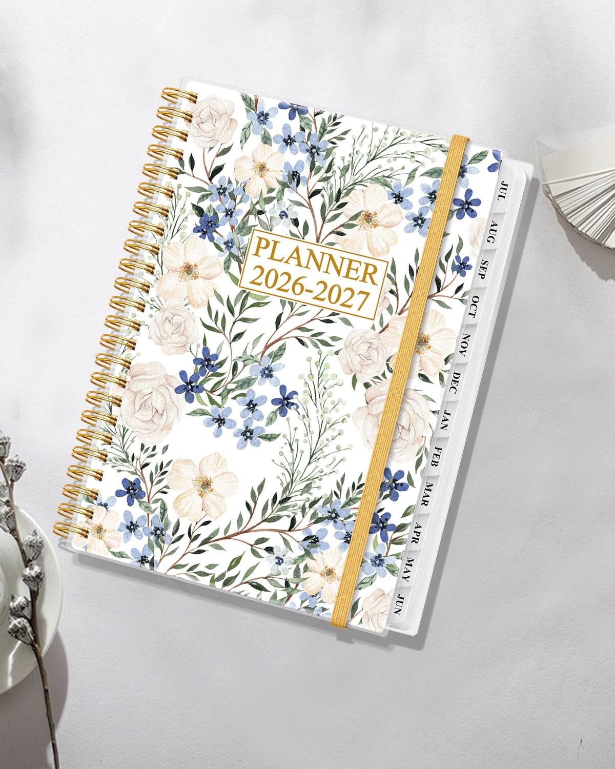 Academic Planner 2026-2027 – Weekly & Monthly 6.4” x 8.5”, Crushed Flower