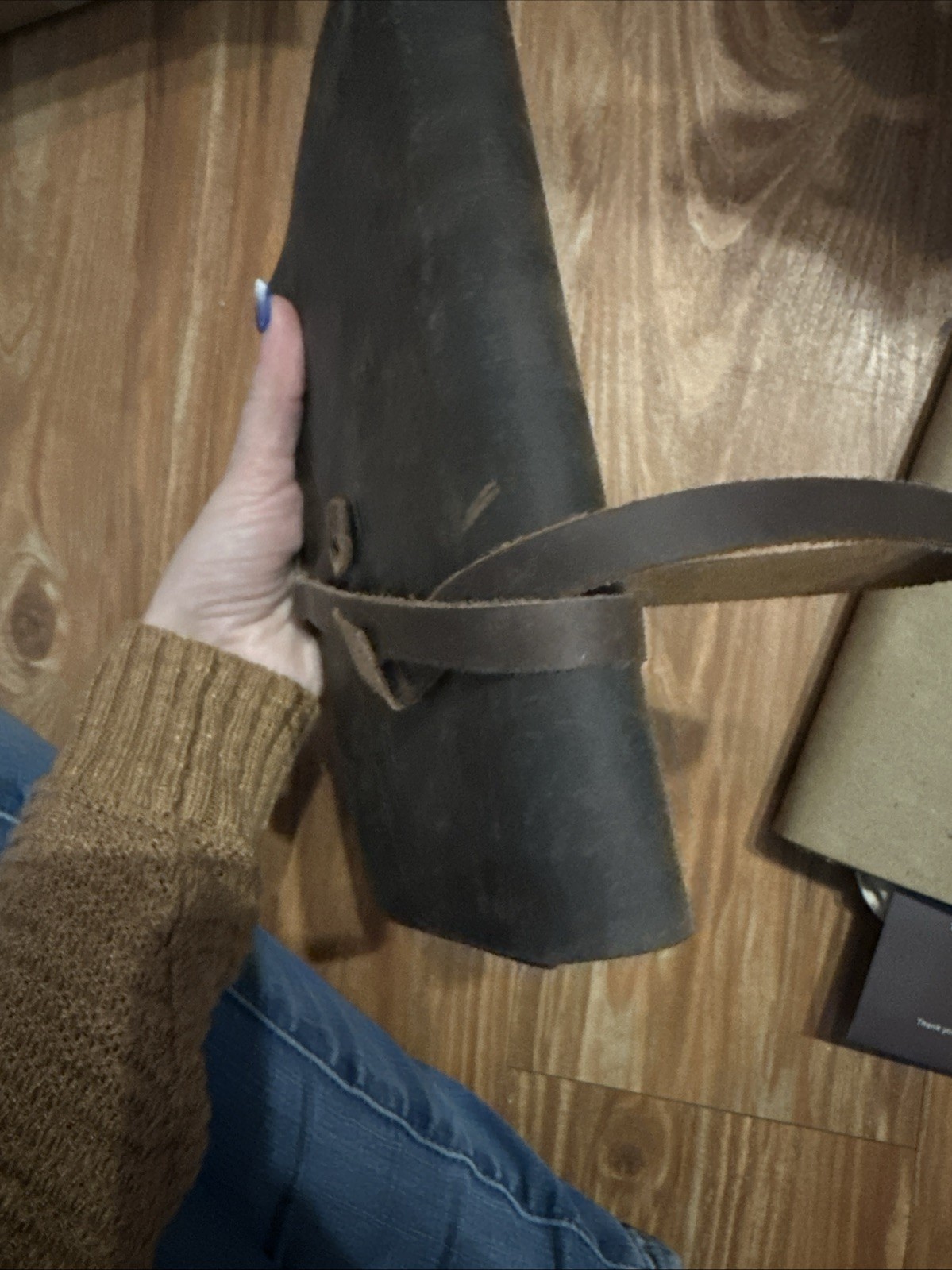 Leather Journal Lined MOONSTER® Leather Bound 8×6