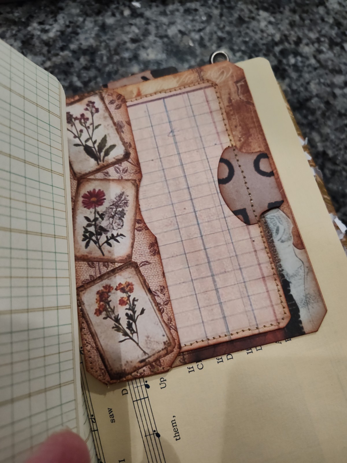 Handcrafted Vintage Journal, Planner, Diary, sketechbook