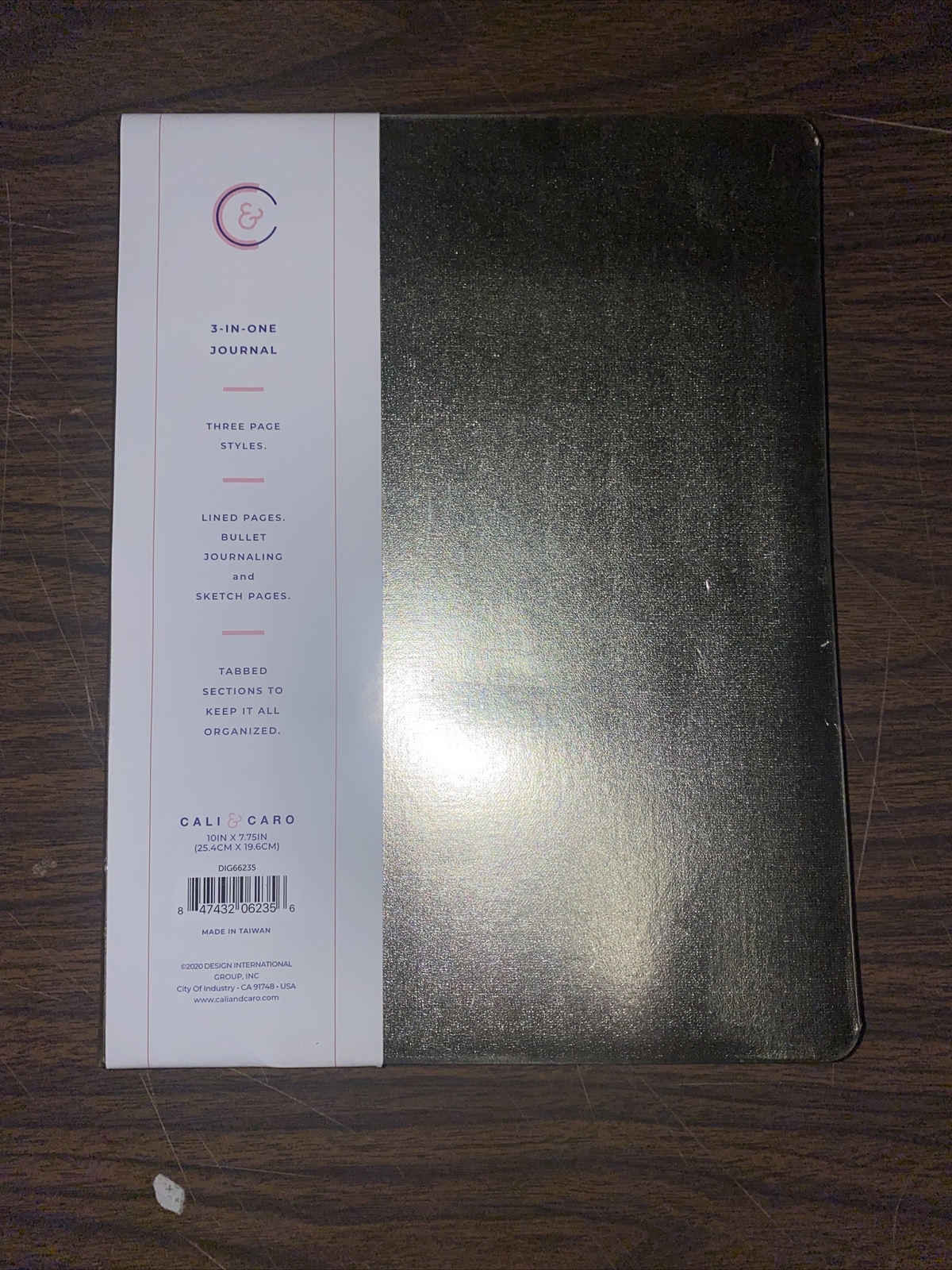 Designer Journal- 3 In 1- Lined Pages, Bullet Journaling, Sketch Pad
