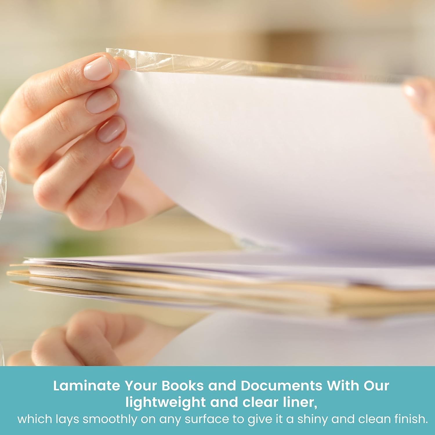 Brand Clear Adhesive Protective Liner, Protect Books and Documents, Easy to A…