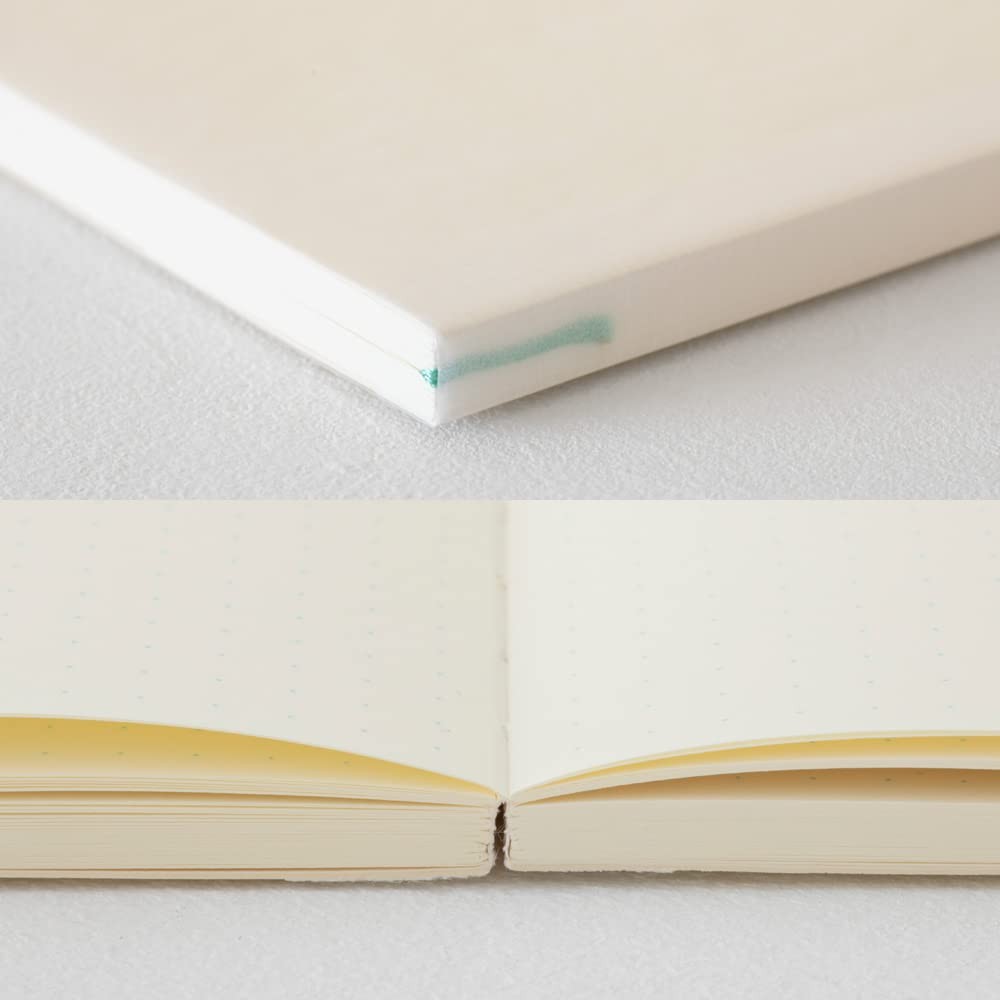 DESIGNPHIL 15310006 Midori Notebook, MD Journal, A5, Dot white