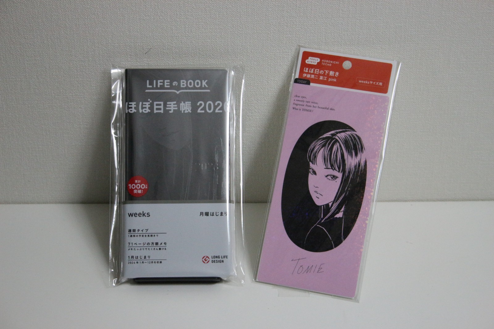 Hobonichi Techo Weeks 2026 Tomie Junji Ito Planner Japanese Ver. & Desk Pad New