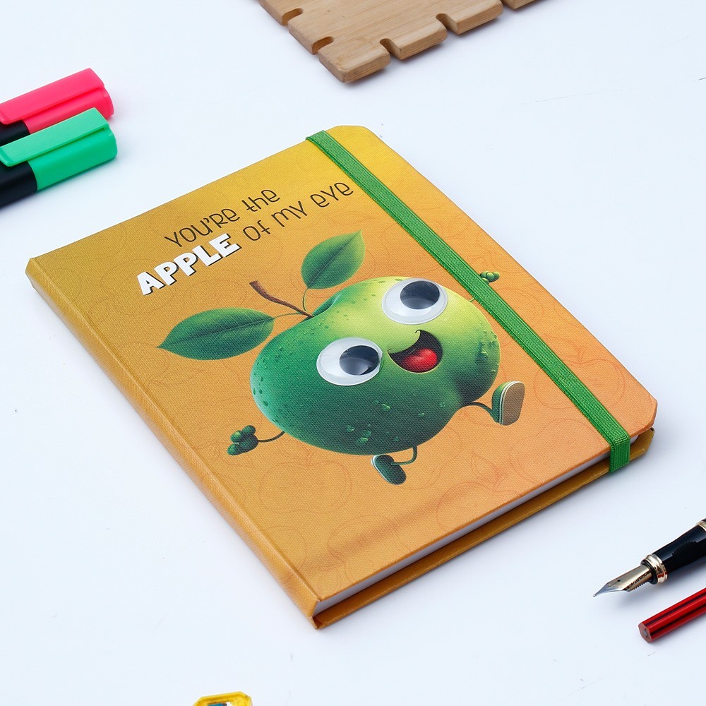 Archies Googly Eyes Elastic Closure Notebook