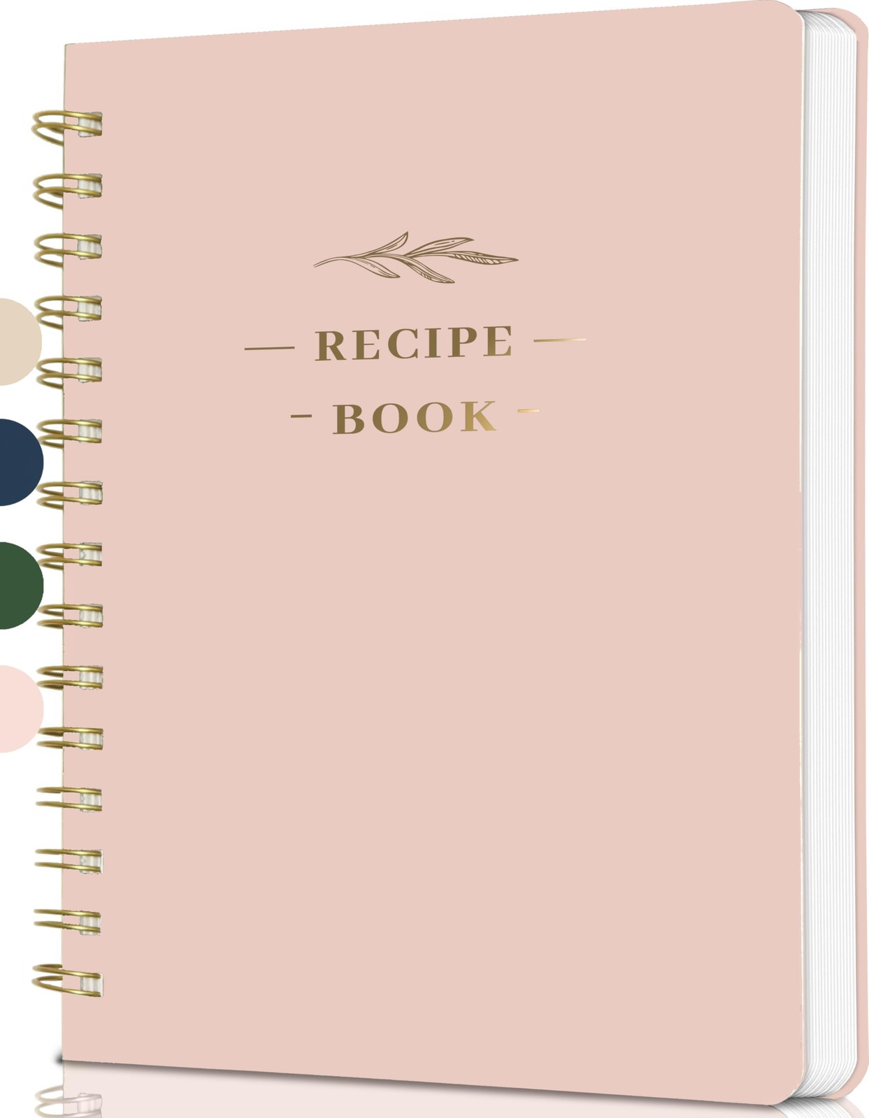 Perfect Blank Recipe Book-Recipe Book to Write in Your Own inch, Pink