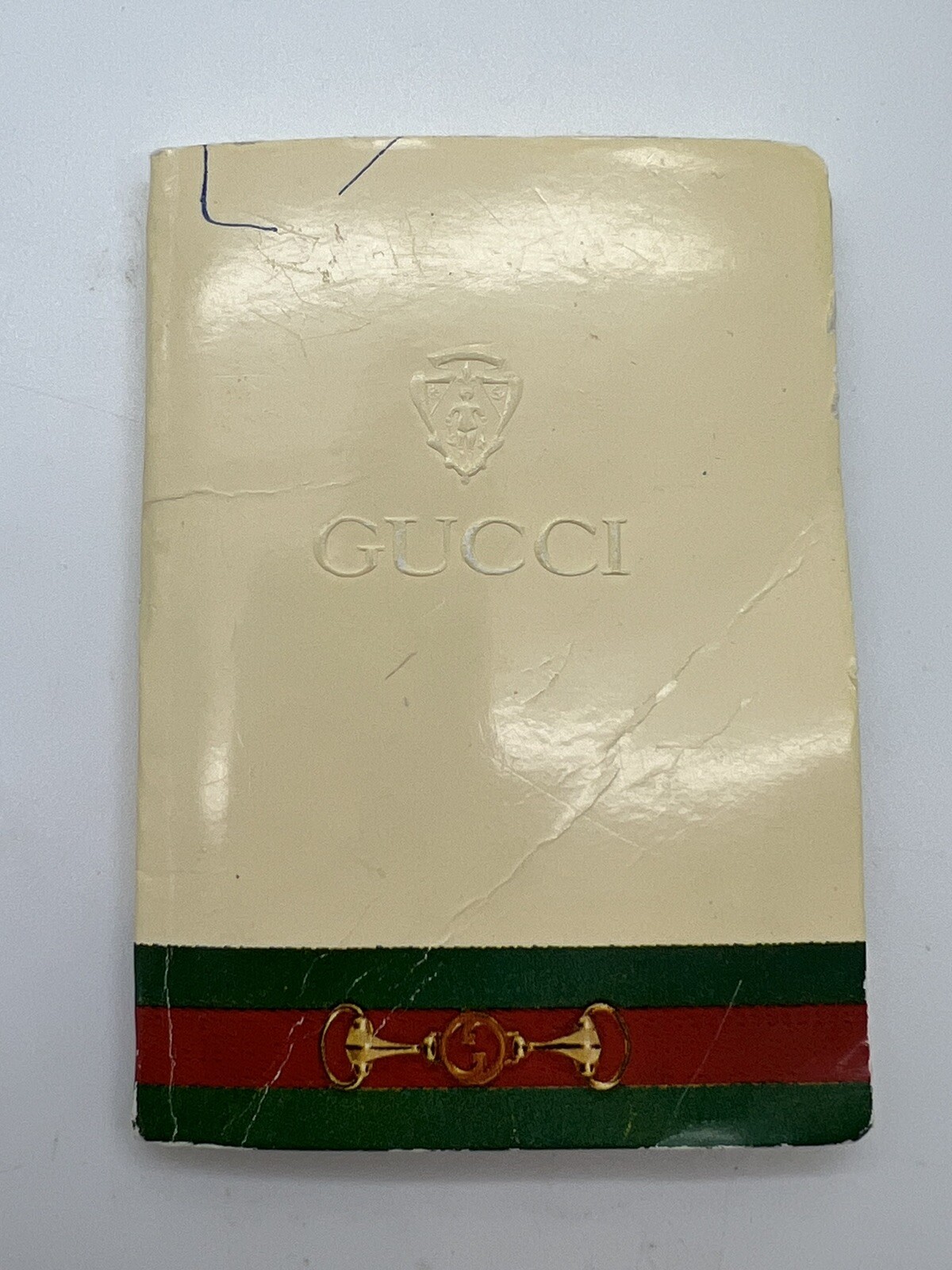 Vintage 1970-80s Unused Gucci Pocket Telephone Address Book Estate Fresh