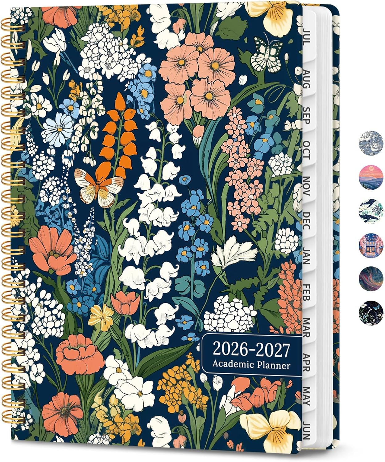 Planner 2026-2027, Hardcover Monthly and Weekly Academic Planner July 2026 – Jun