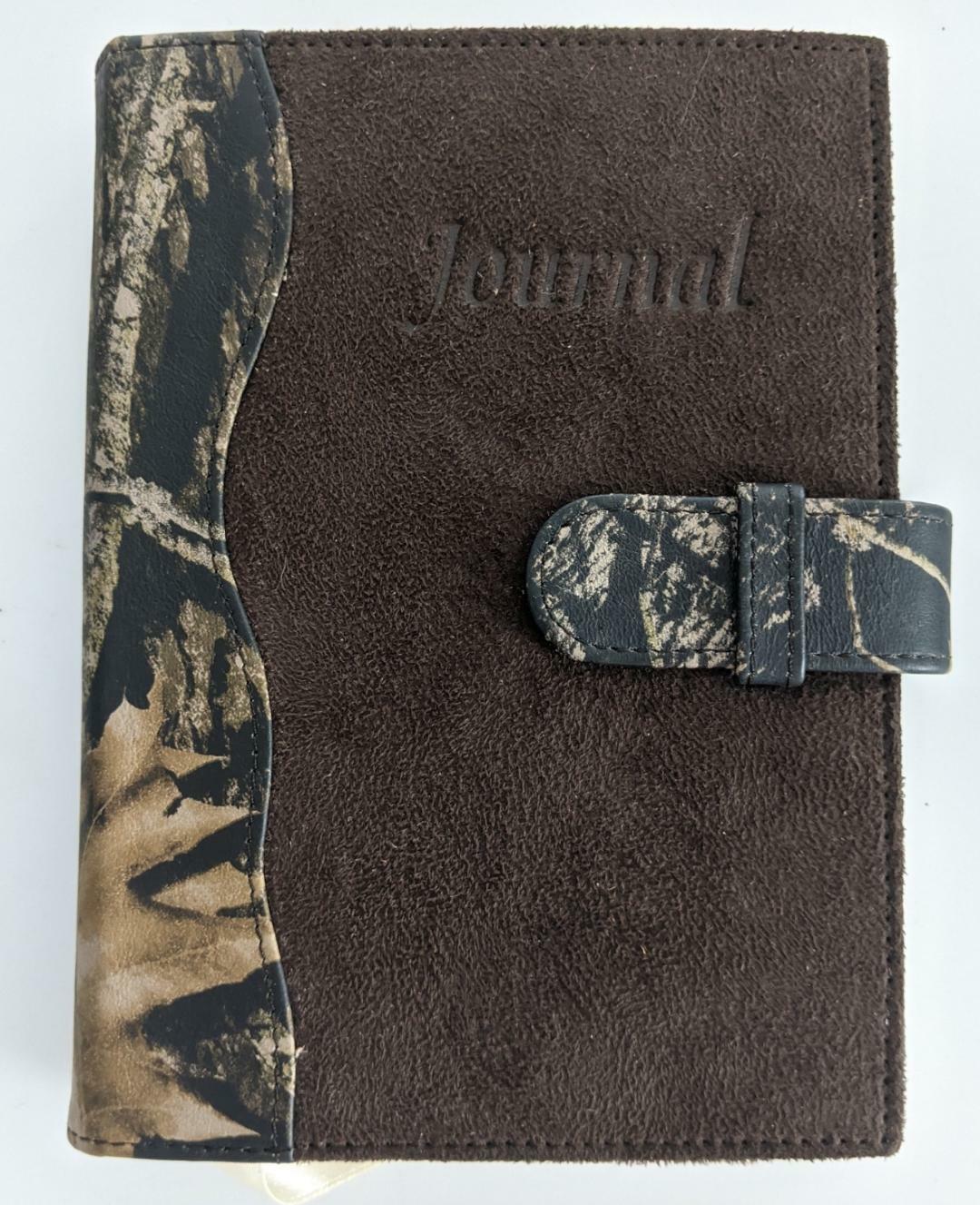 Brown Suede & Leather Journal, Diary