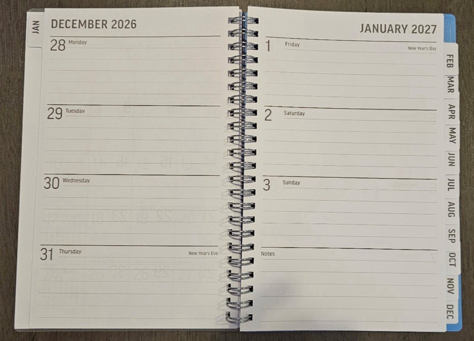 2027 Blue Sky Lindley Calendar Year W&M Planner (5″ x 8″) Large Print