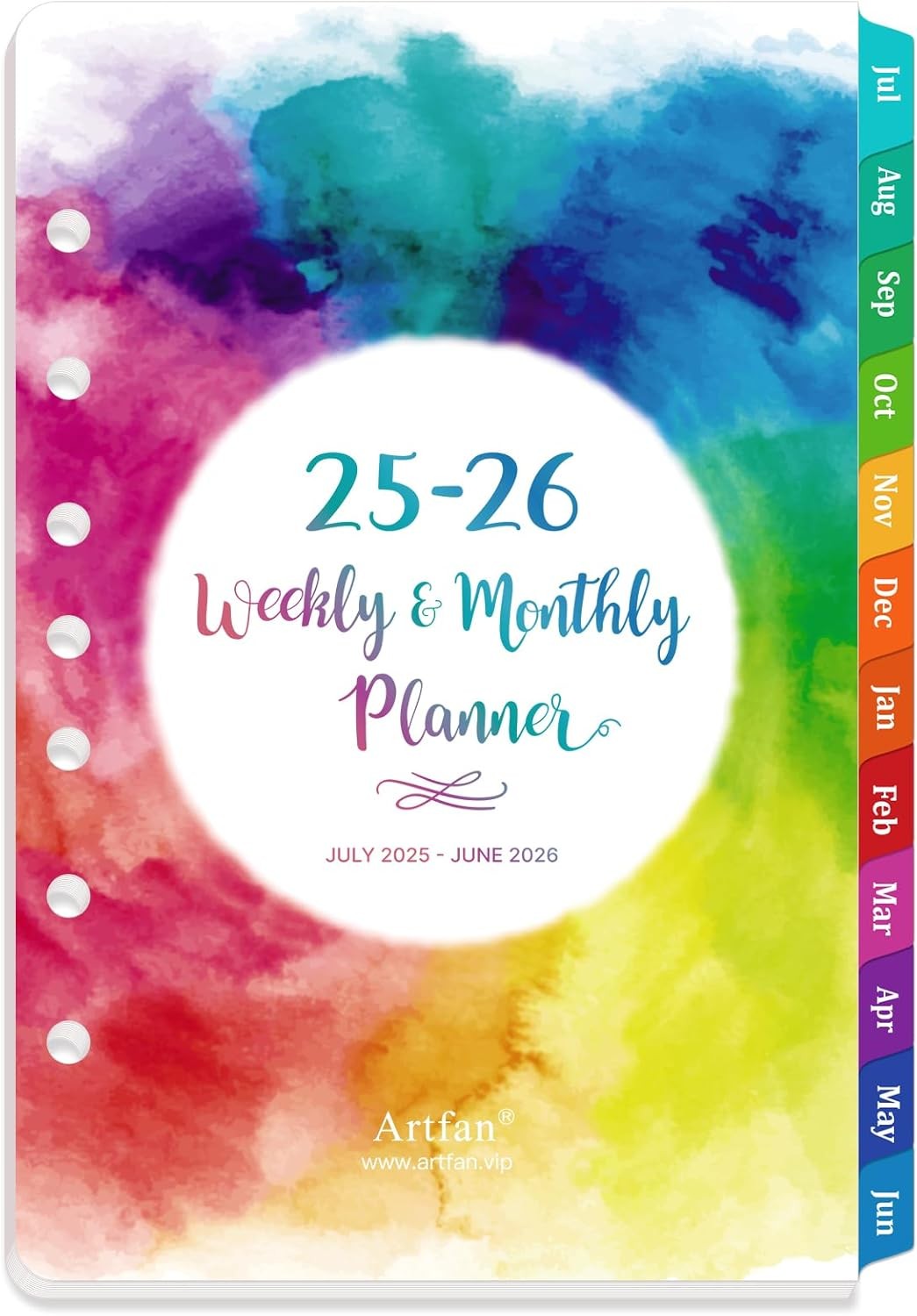 2025-2026 Planner Refills – from July Multicolor