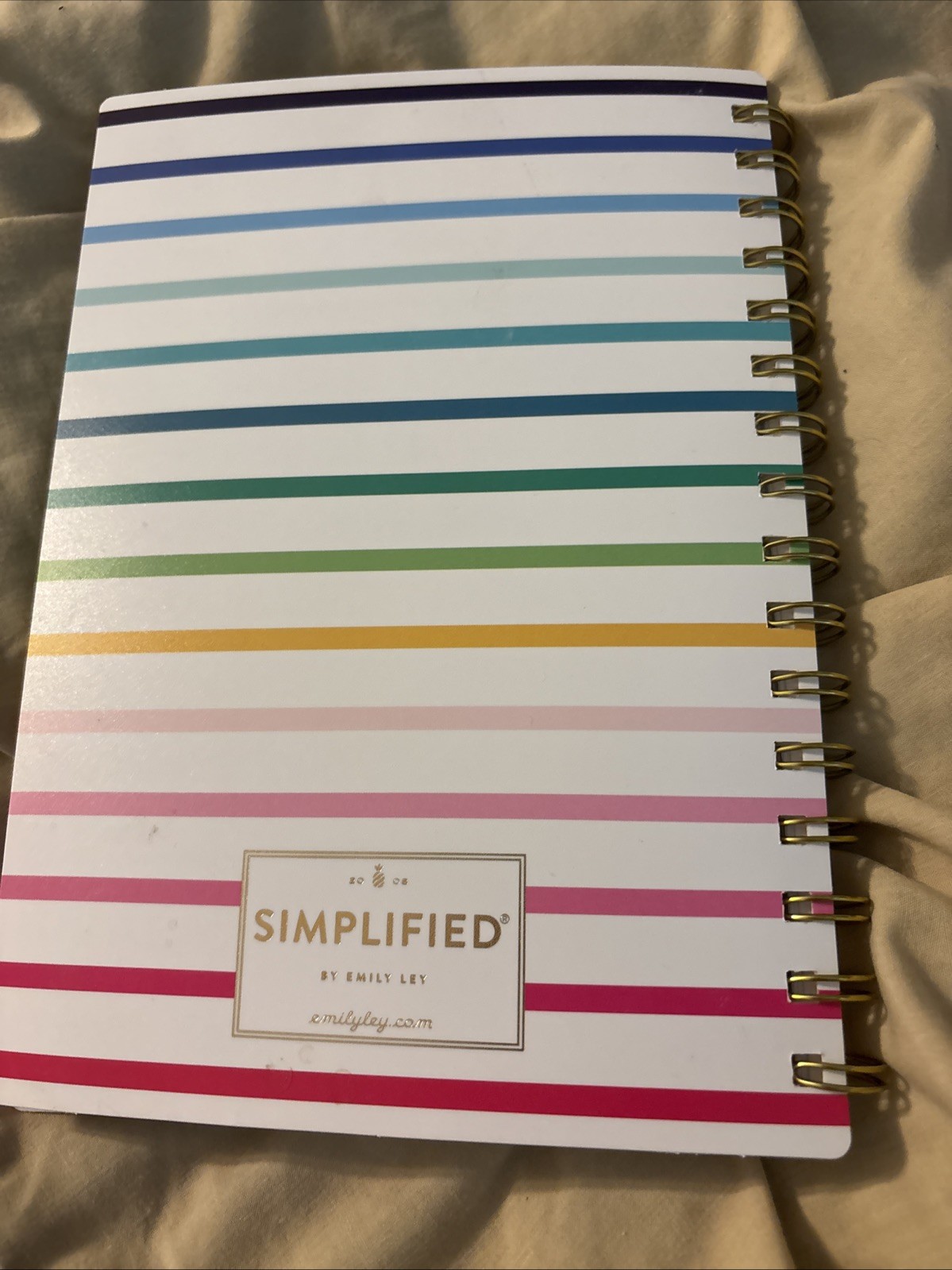Emily Ley Simplified 2026 Calendar Planner Weekly New Year Fashion Colorful Stri