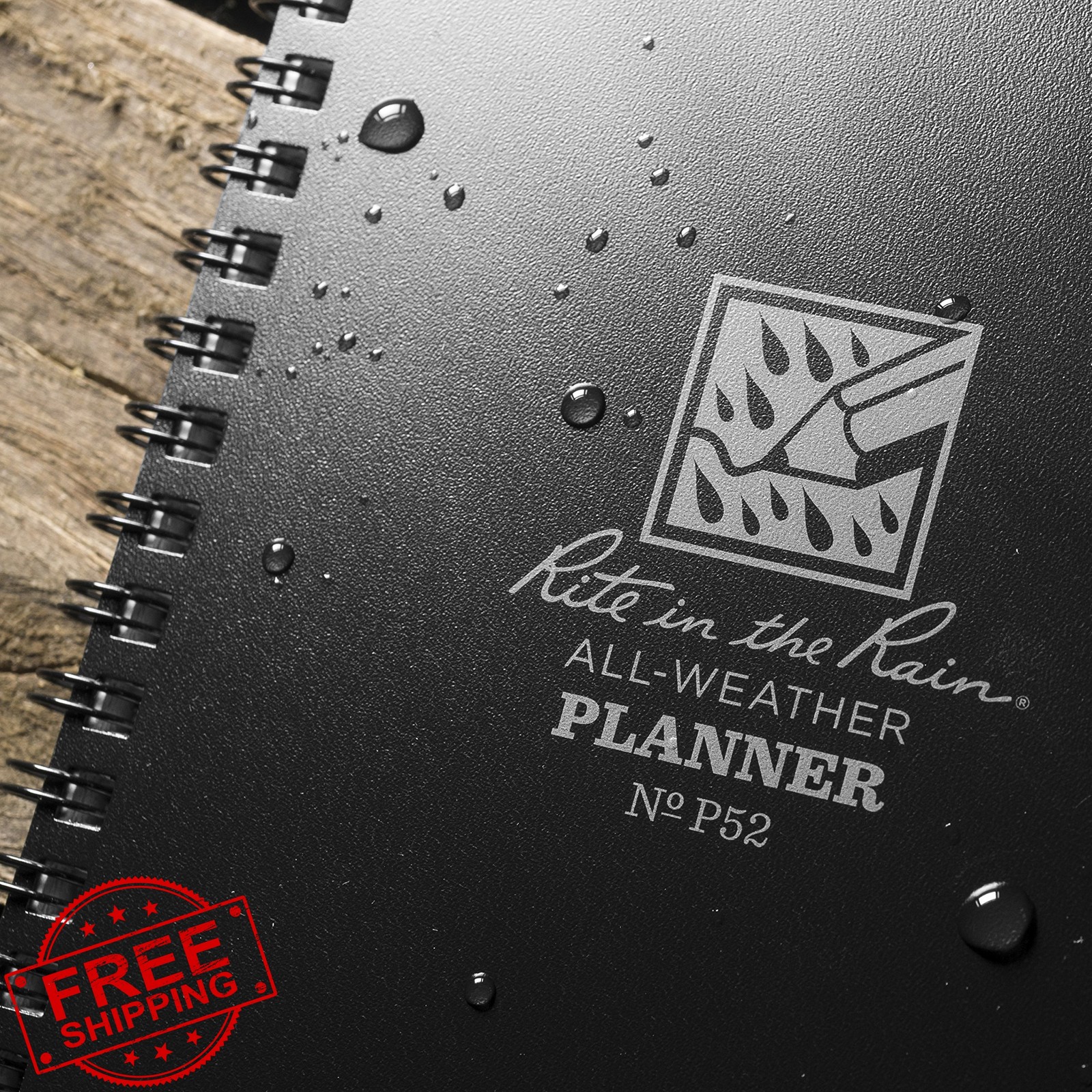 Rite in the Rain All-Weather Weekly Planner, Undated, Side-Spiral 4-5/8″ x 7″…