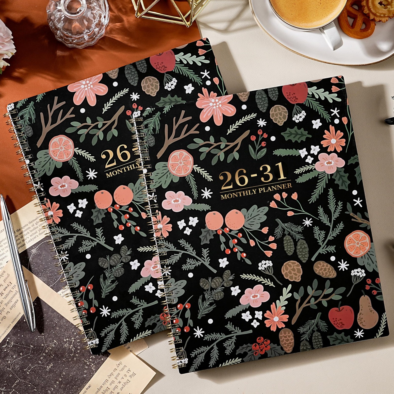 2026-2031 Monthly Planner – 5 Year Planner/Calendar, 5 9″ x 11″, Pinecone