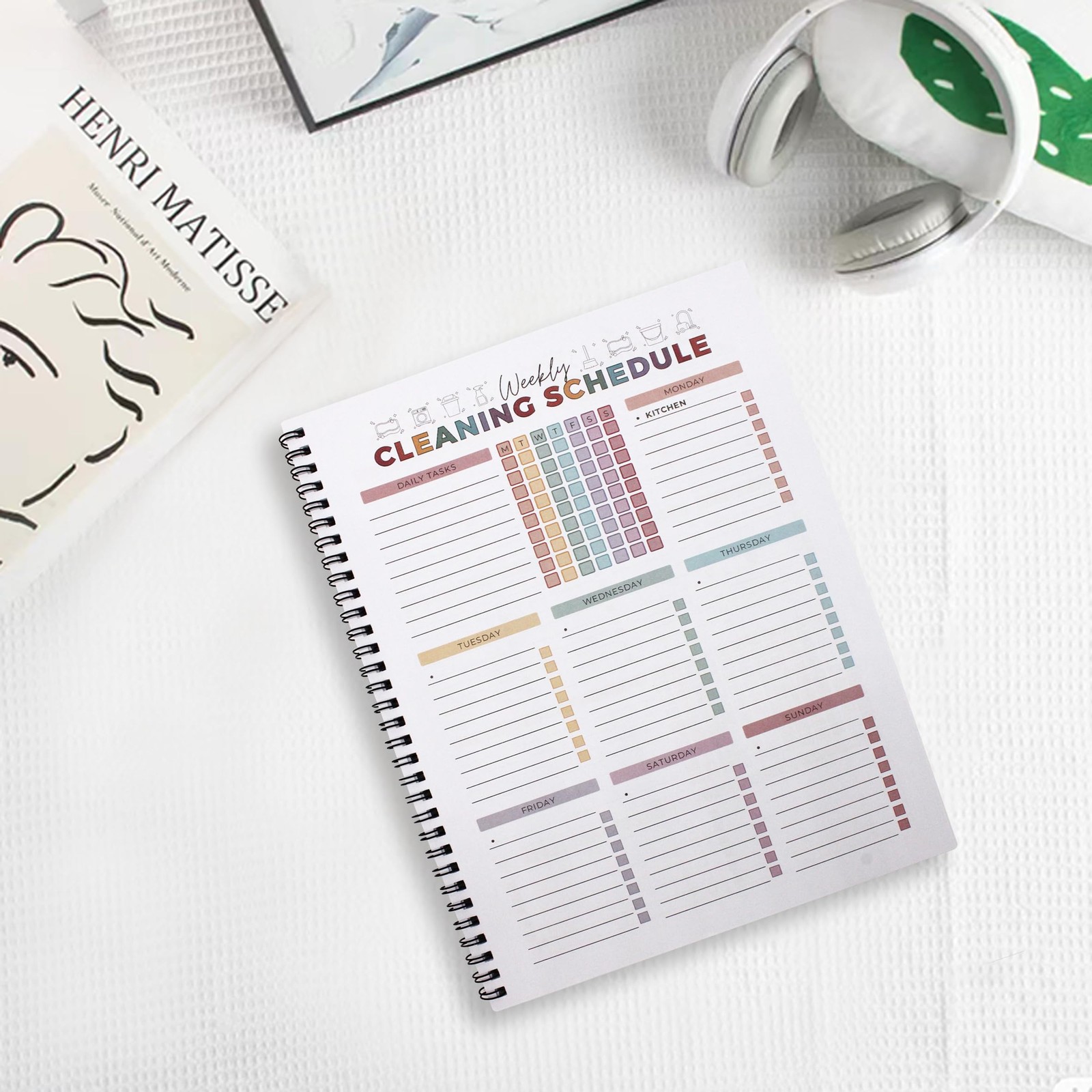 Adhd Cleaning Planner, Tidy Minds Daily Weekly Monthly Household Family Planning