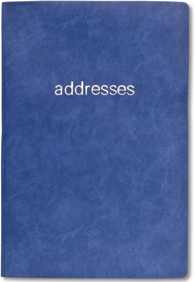 Telephone and Address Book; Large Print; Smooth Cover; Assorted Colors