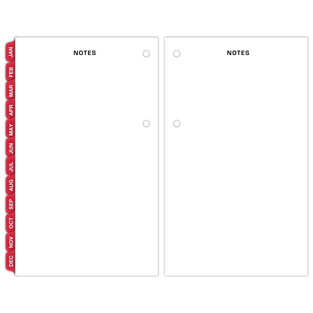 2026 At-A-Glance E017-50 Daily Calendar Refill with Monthly Tabs, 3-1/2×5-27/32″