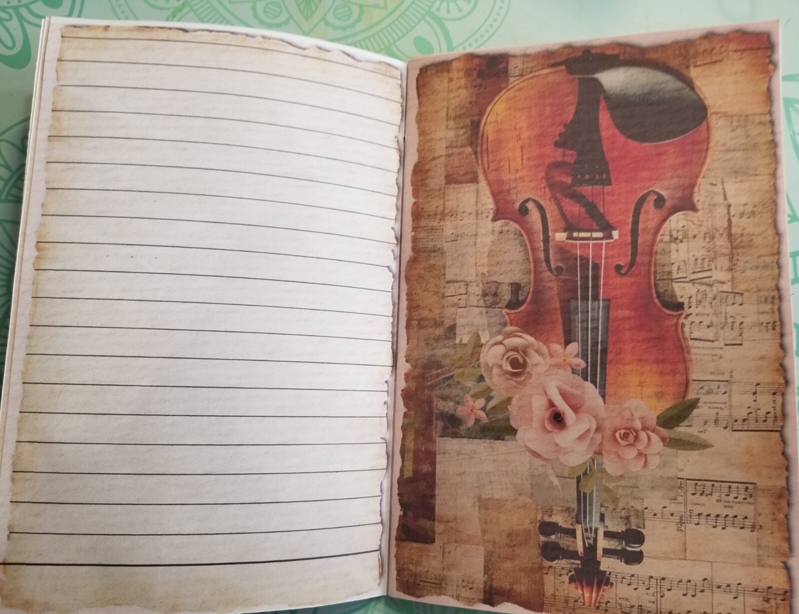 Junk Journal Blank Booklet “THE BALLERINA” HANDMADE Dance Ballet