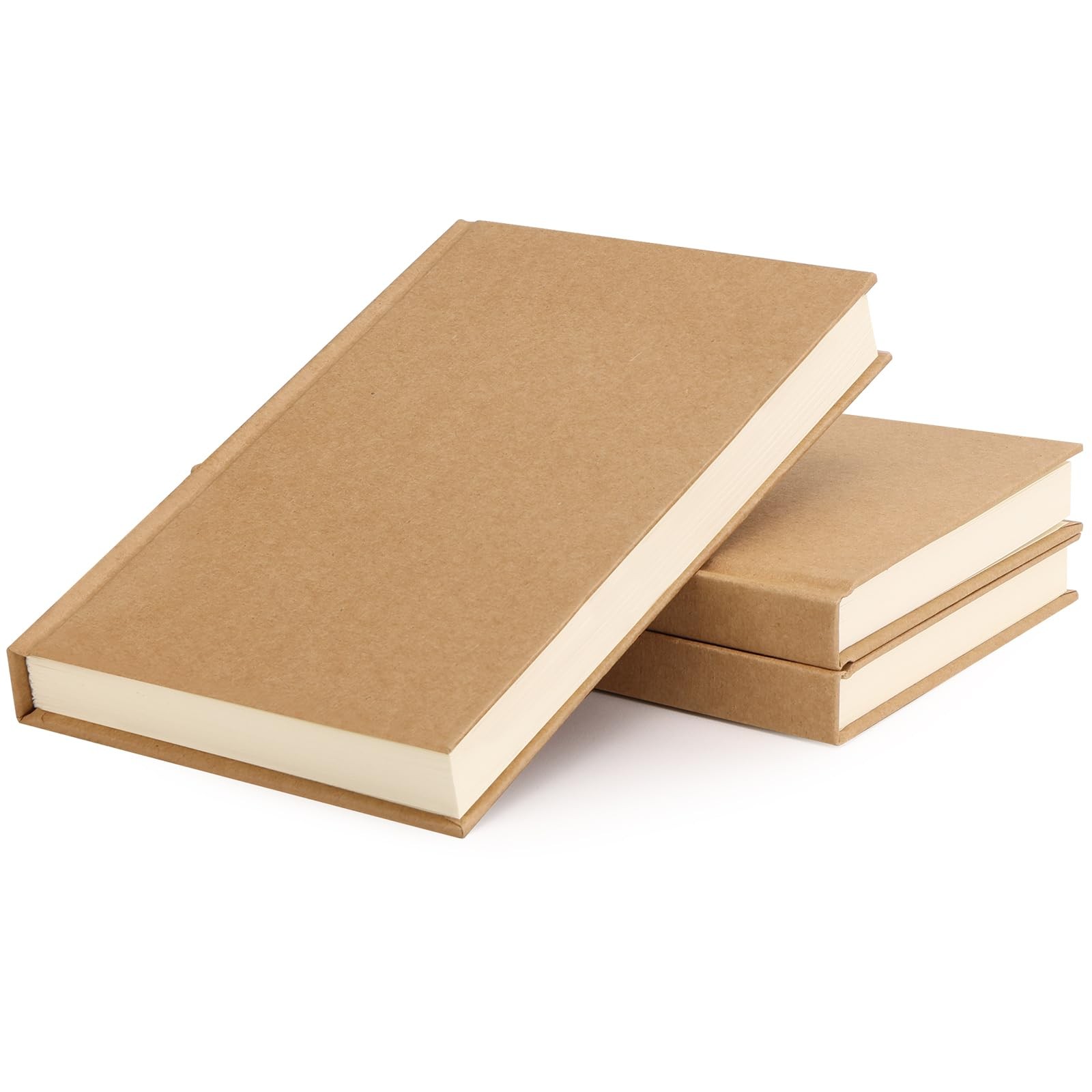 3Pack A5 Blank Sketchbook 120 Sheets Unlined Journal for Art & Travel