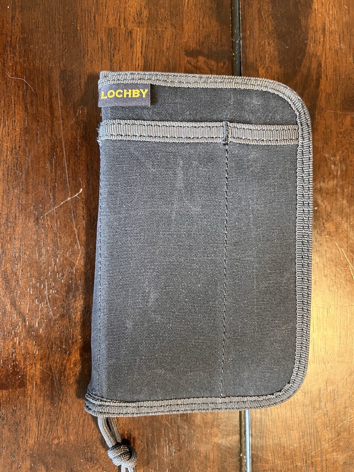 LOCHBY Pocket Journal Bumblebee | Notebook Cover | Water Resistant Waxed Canvas