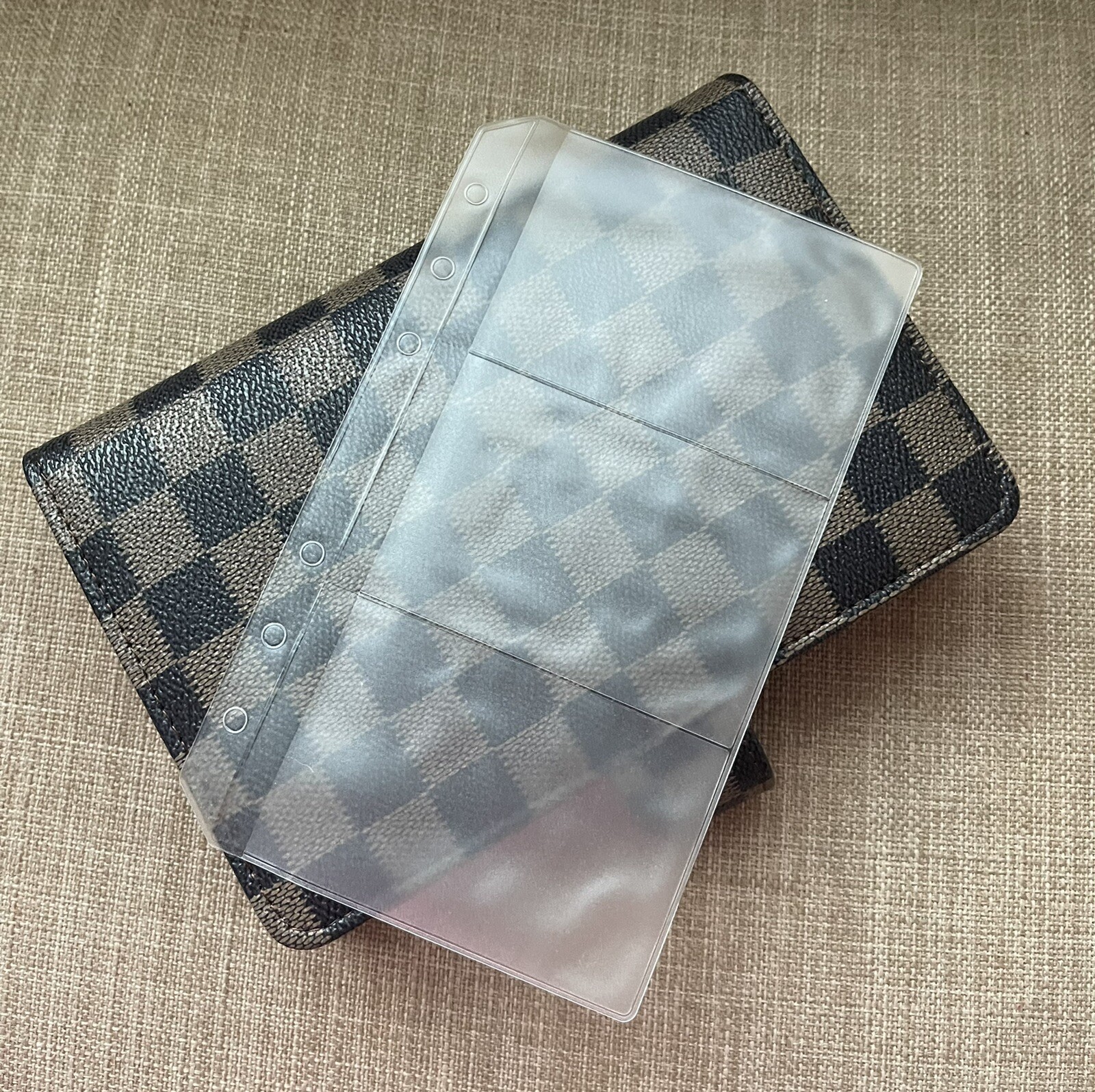 PVC card holder storage for MM Size Agenda
