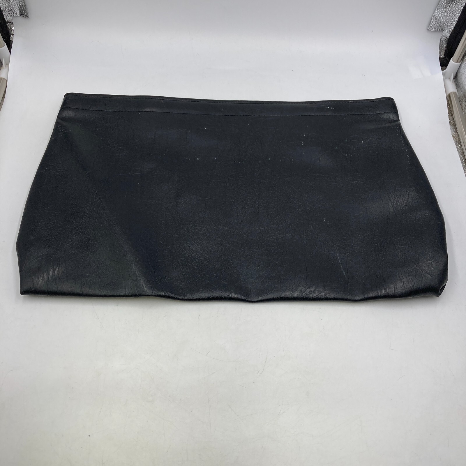 Vintage Black Faux Leather Southern Pacific Railroad Portfolio Documents Pouch