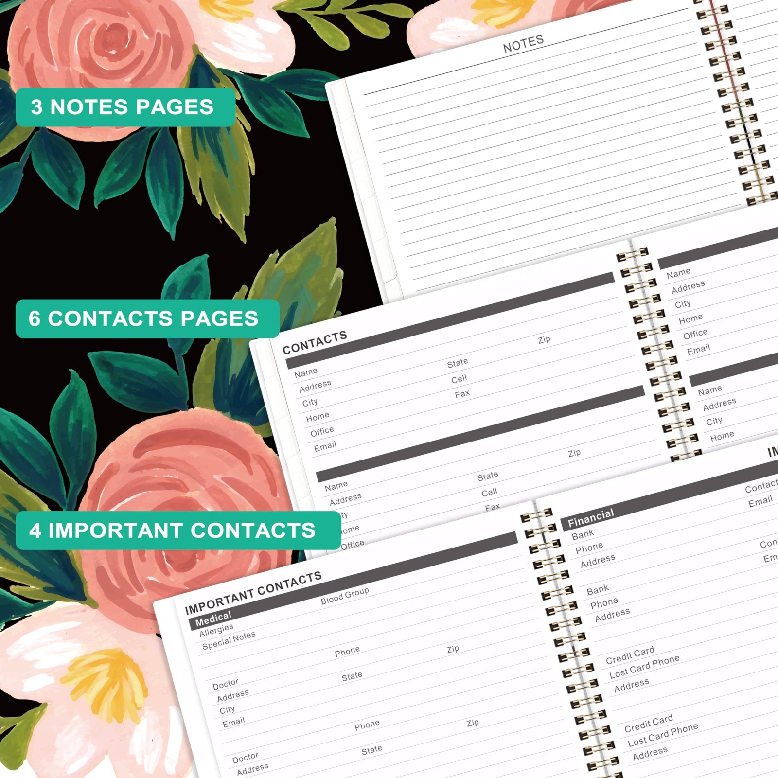 2026-2027 Monthly Planner/Calendar – 2 Year Planner 2026-2027, Jan 2026 – Dec…