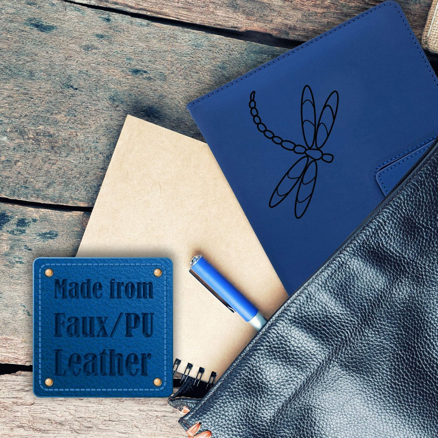Dragonfly Refillable Journal – 5×8 Writing Notebook with Magnetic Clasp and 200
