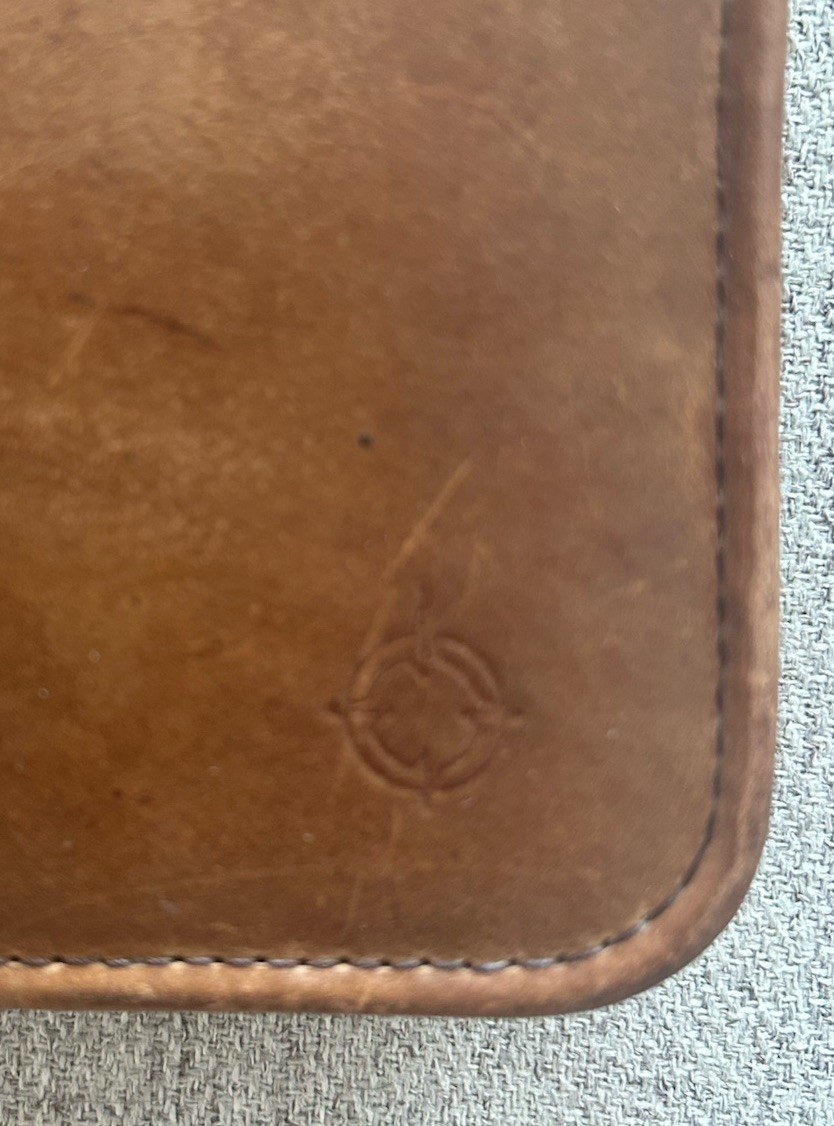 Vtg Franklin Covey Leather Planner 8×10 Zipper