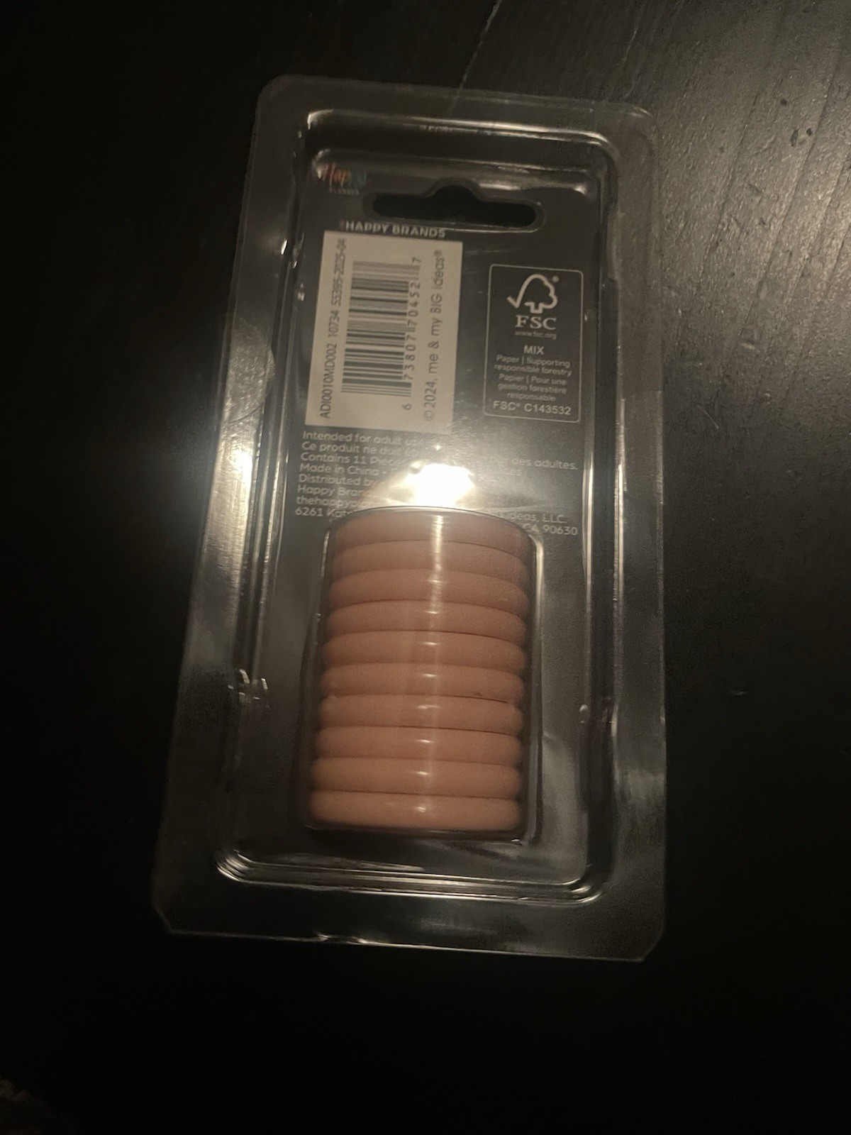 Happy Planner Medium Plastic Discs “Blush”