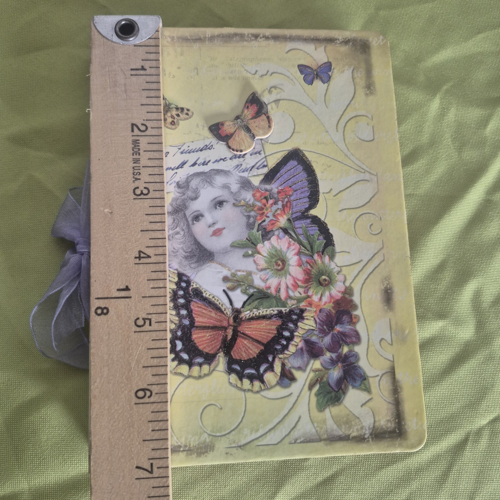 Hardcover 5×7 Butterfly Kraft Paper Blank Journal