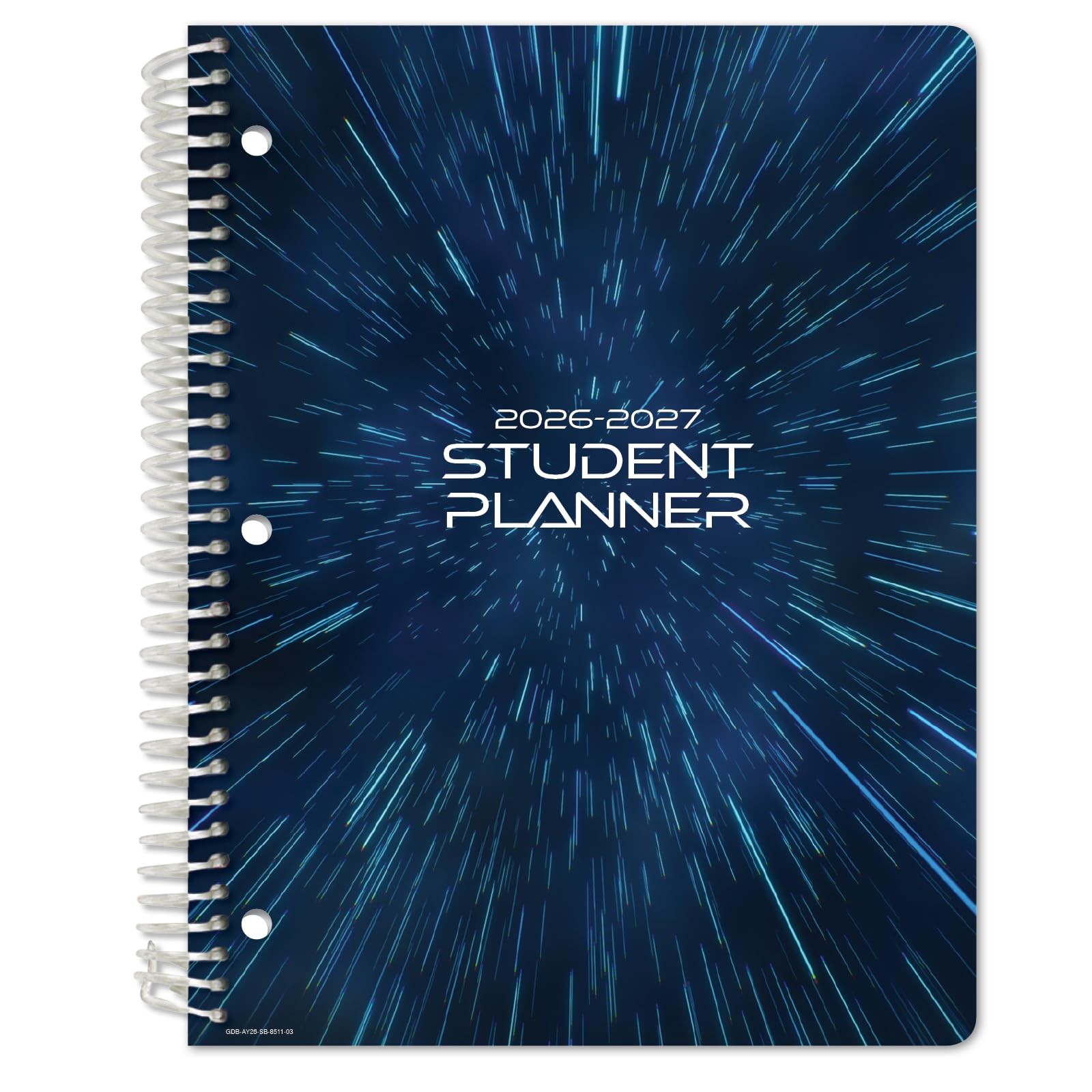 Global Datebooks 2026-2027 Middle & High School Student 8.5″ x 11″, Galaxy