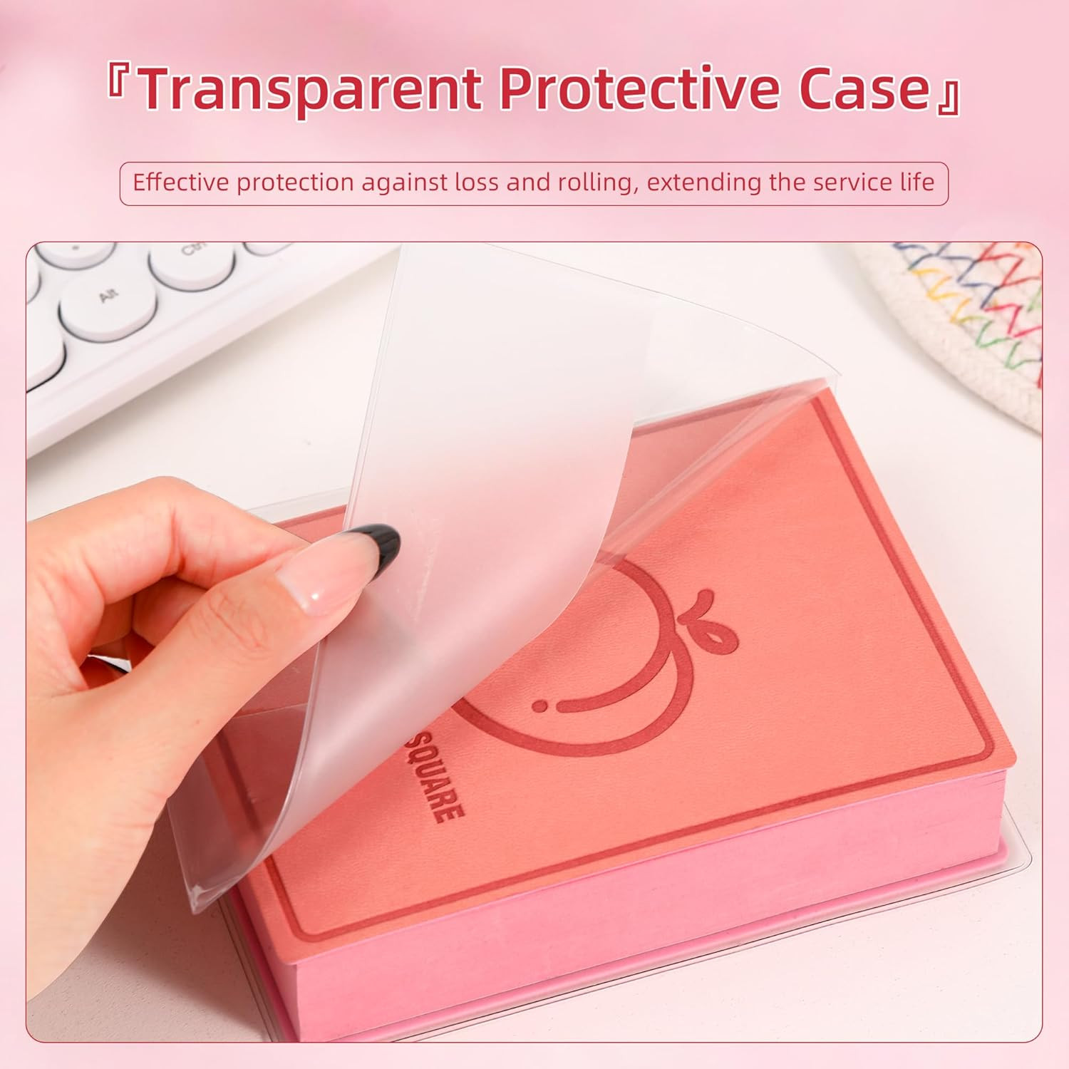 Thick Blank Fruit Journal Notebook with Waterproof Cover,Small 400 Color Pages
