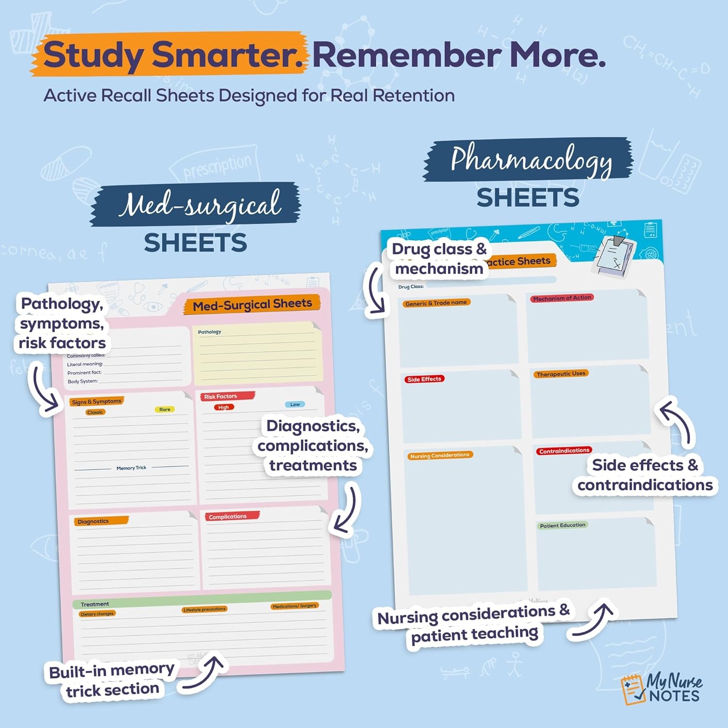 My Nurse Notes Ultimate Nursing Student Planner – 300-Page All-in-One Academic O