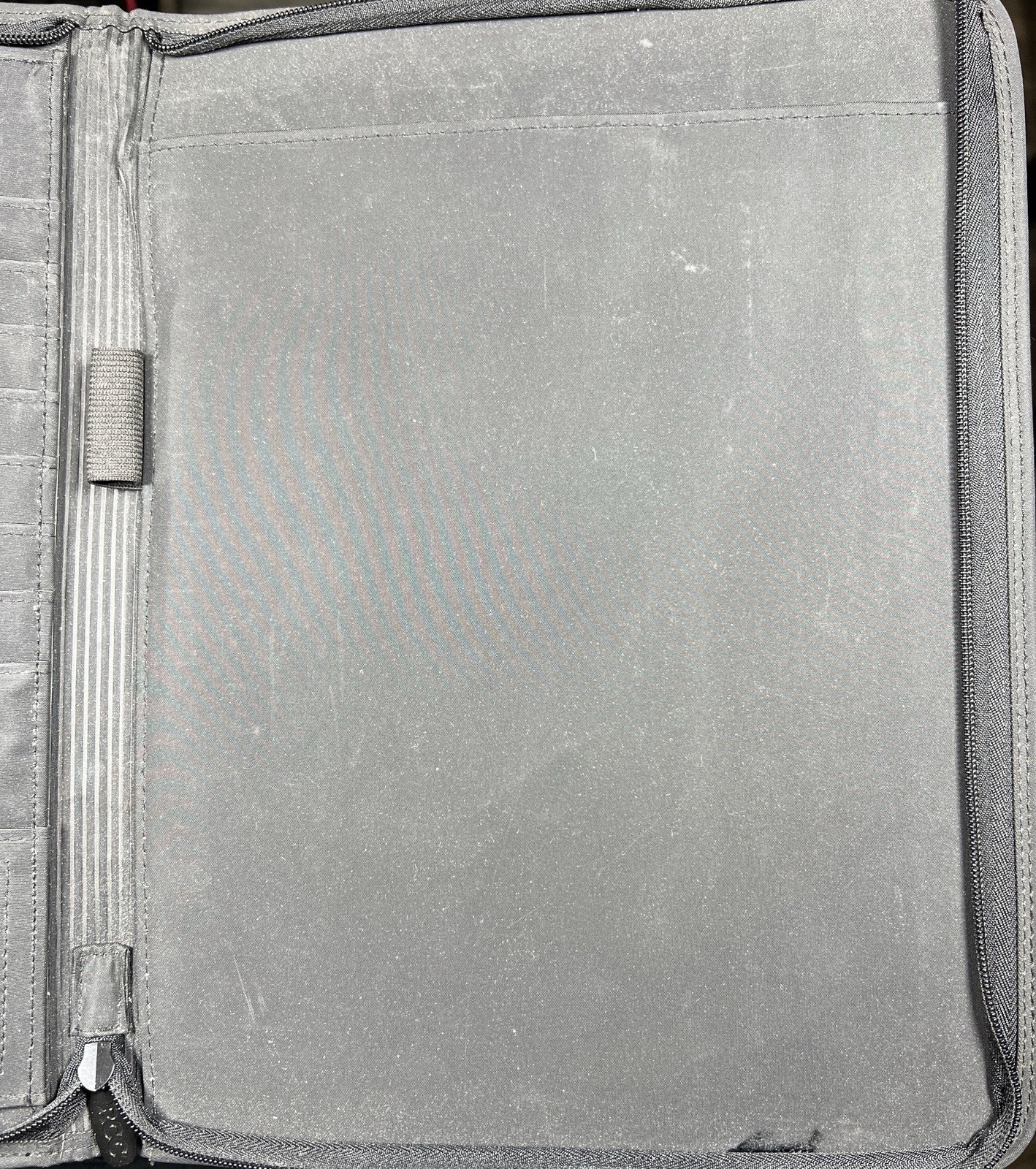 UPS Zippered Portfolio Organizer Binder Document Case Business Padfolio