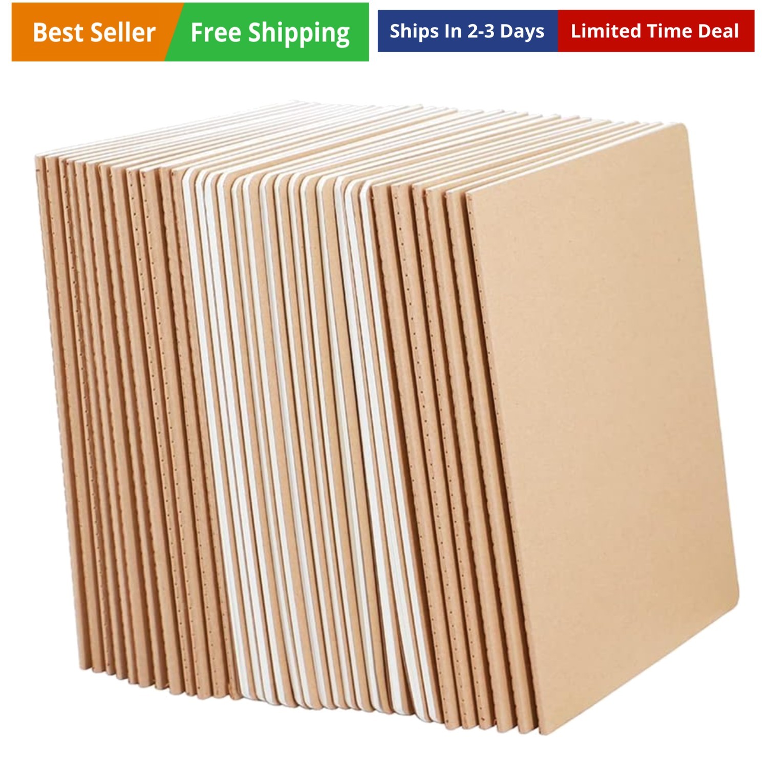32 Pack Notebook Journals for Travelers, Students and Office, Writing Diary S…
