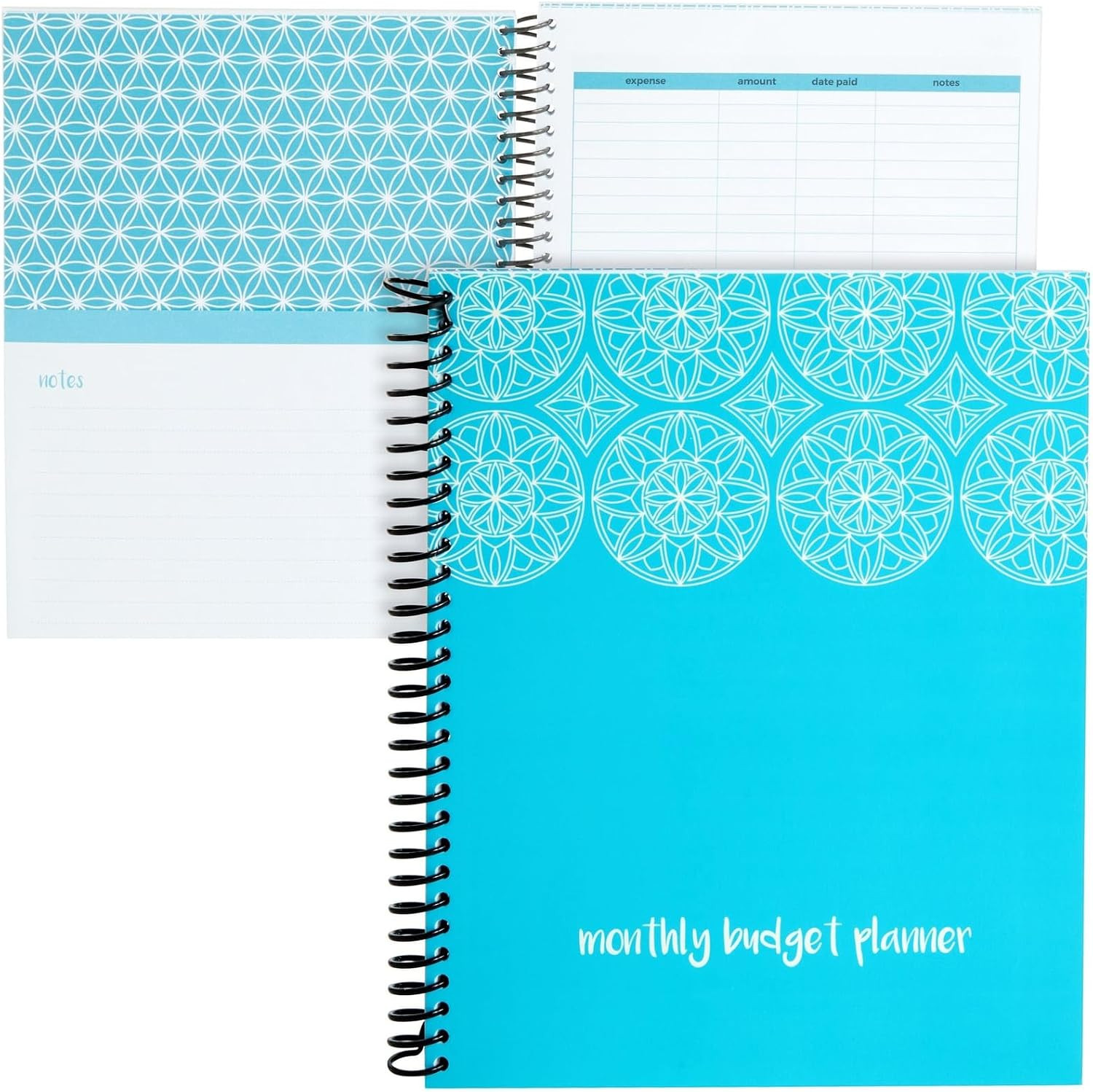 Budget Planner 2026-8 x 10 In, Blue – Expense Tracker Notebook – Bill Organizer