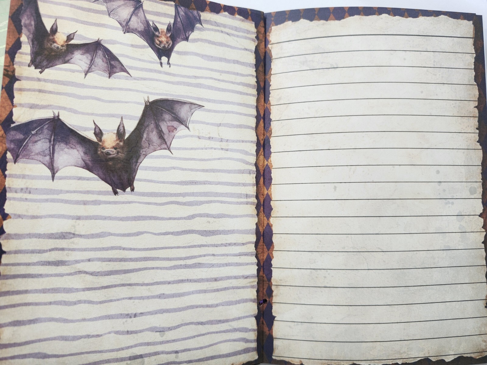 Junk Journal Booklet “VINTAGE HALLOWEEN” HANDMADE Cards, Pockets, LG 9X6 40PGS