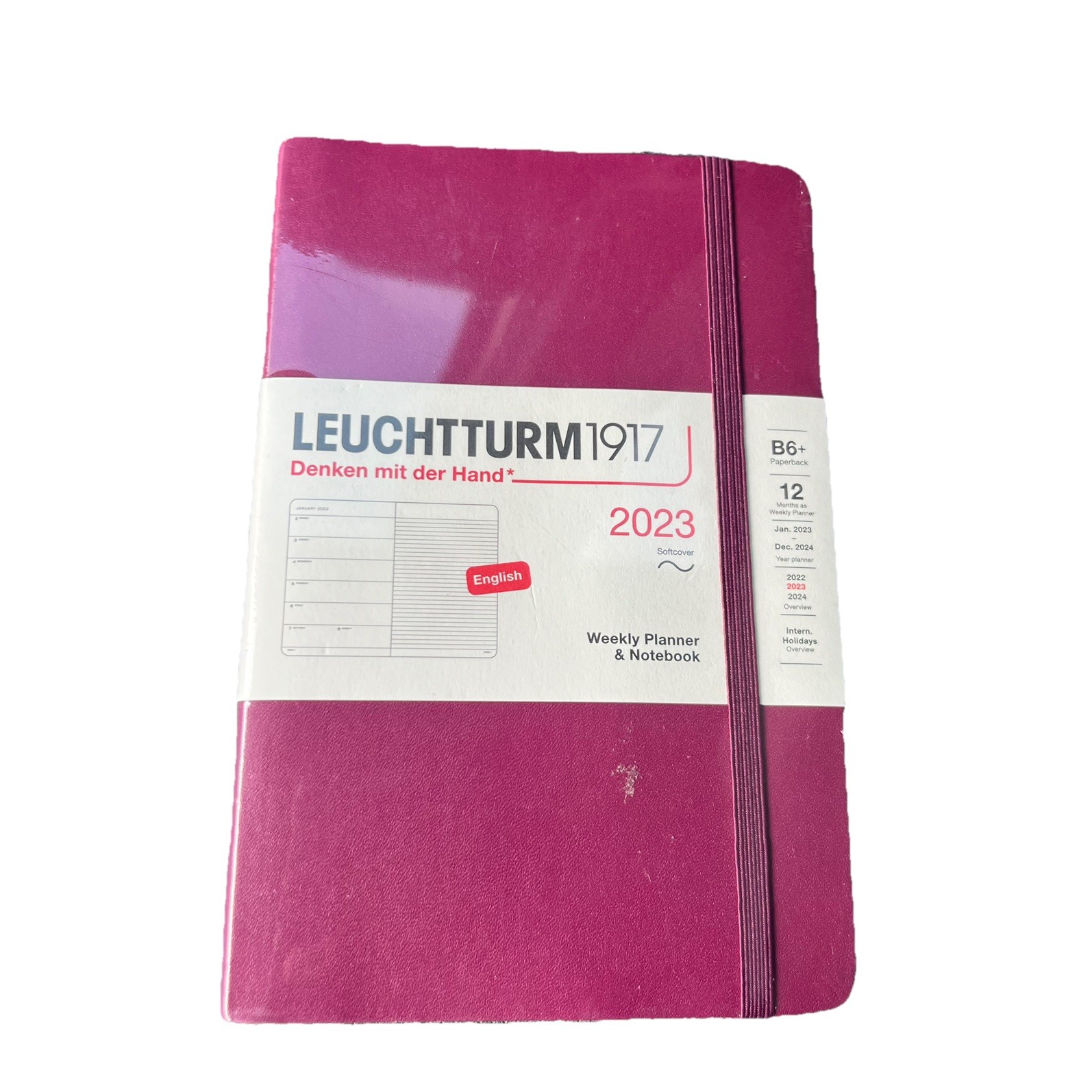 Brand New High Quality Leuchtturm 2023 Daily Project Planner A5 Acid Free Paper