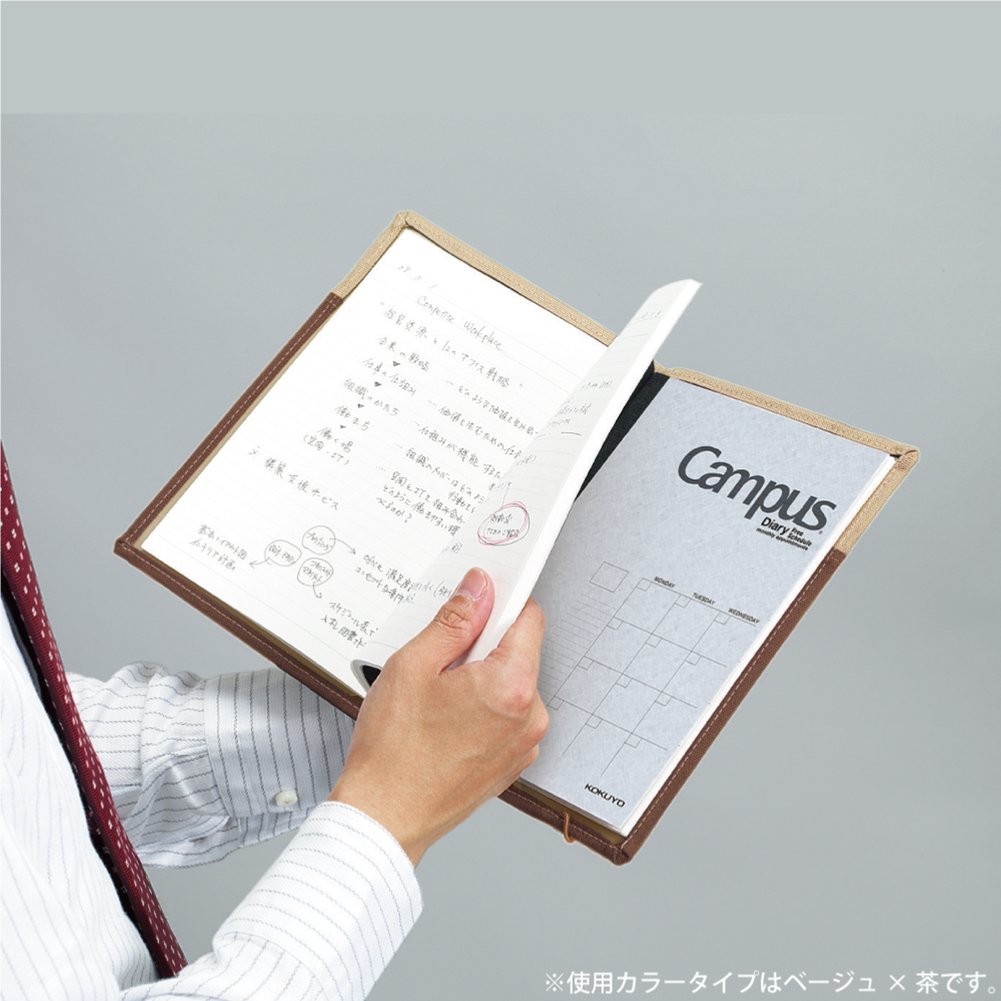 Notebook Cover Systemic Red/Gray A5 A-lined 40 sheets No-655A-2