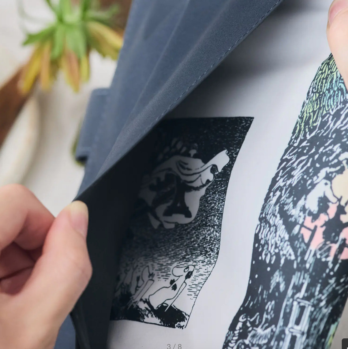 Hobonichi Techo Moomin Big Party Night Cousin Size A5 Planer cover